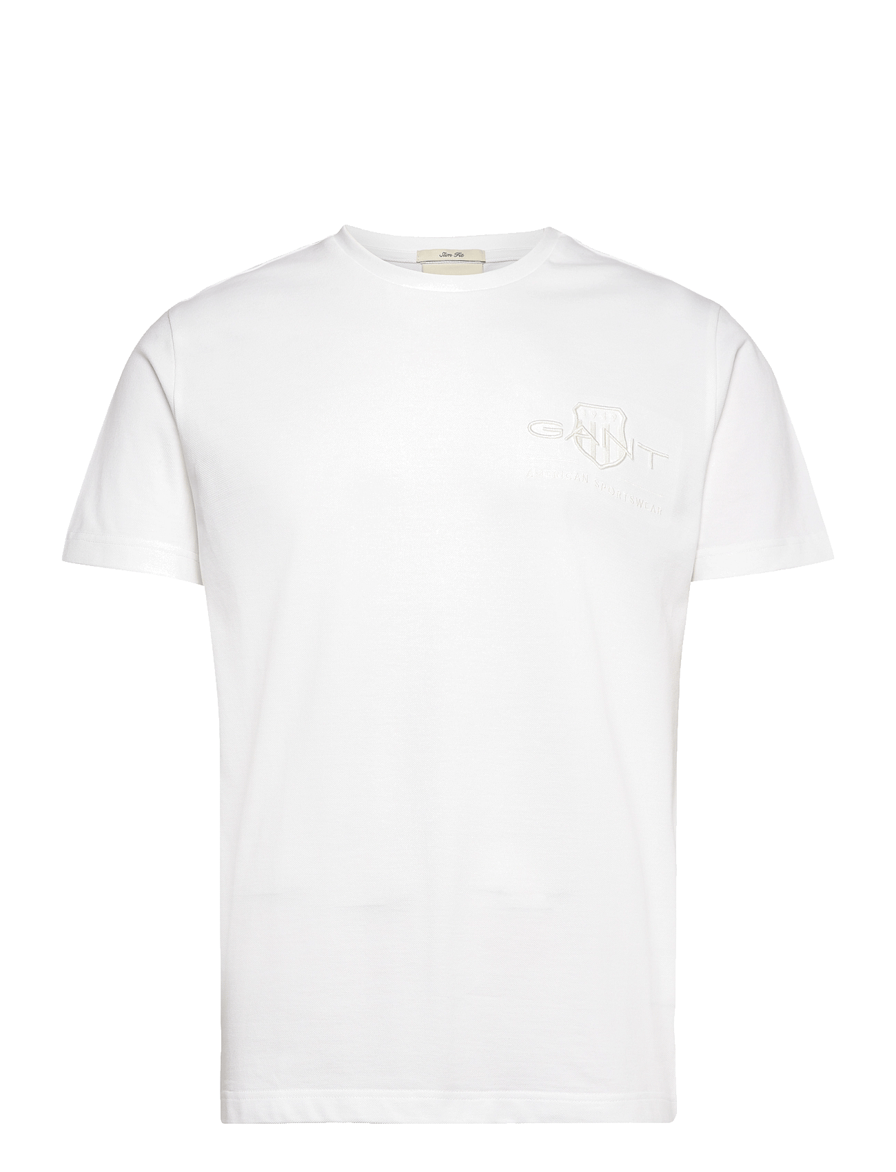 SLIM TONAL SHIELD PIQUE SS TSHIRT