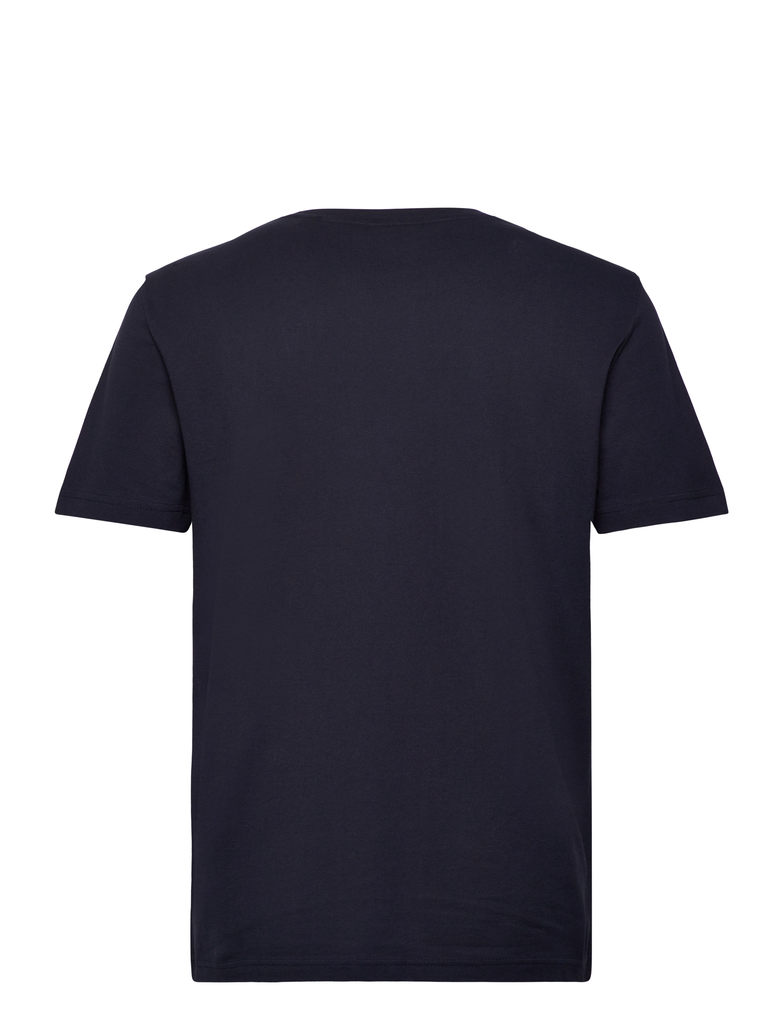 Gant - SMALL GRAPHIC PIQUE SS TSHIRT - laveste priser - evening blue - 2