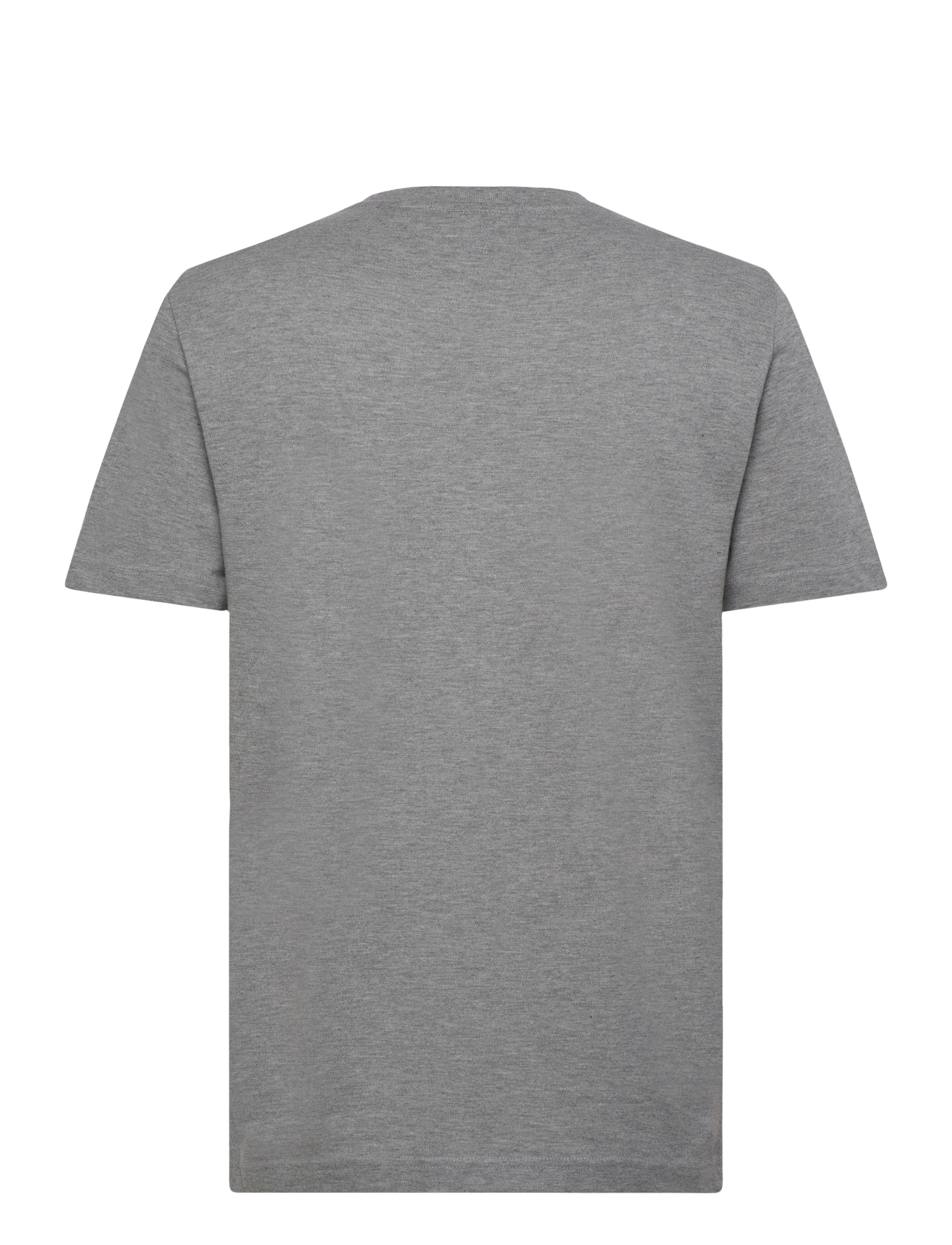 Gant - SMALL GRAPHIC PIQUE SS TSHIRT - grey melange - 1