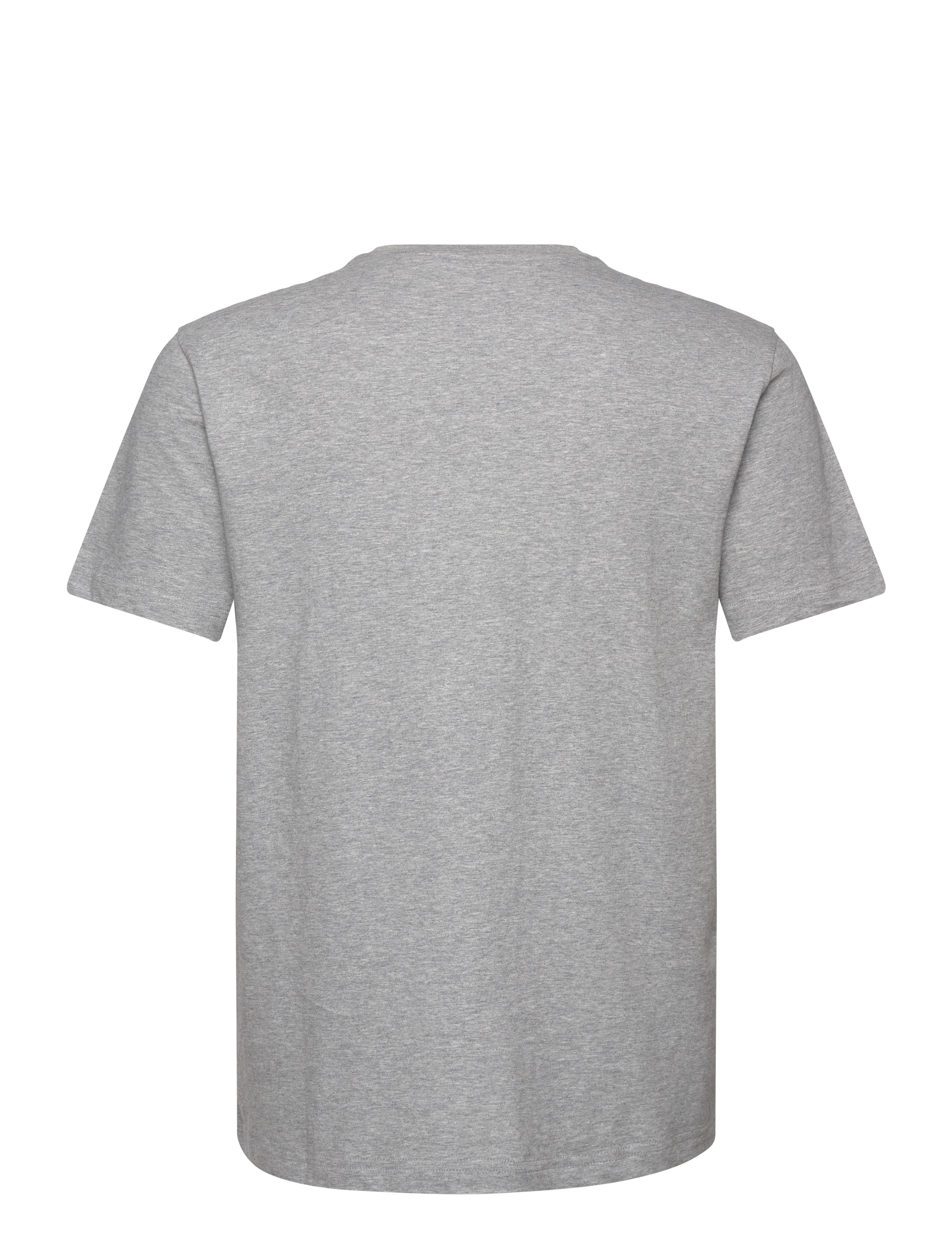 GANT - PRINT SS TSHIRT - grey melange - 1