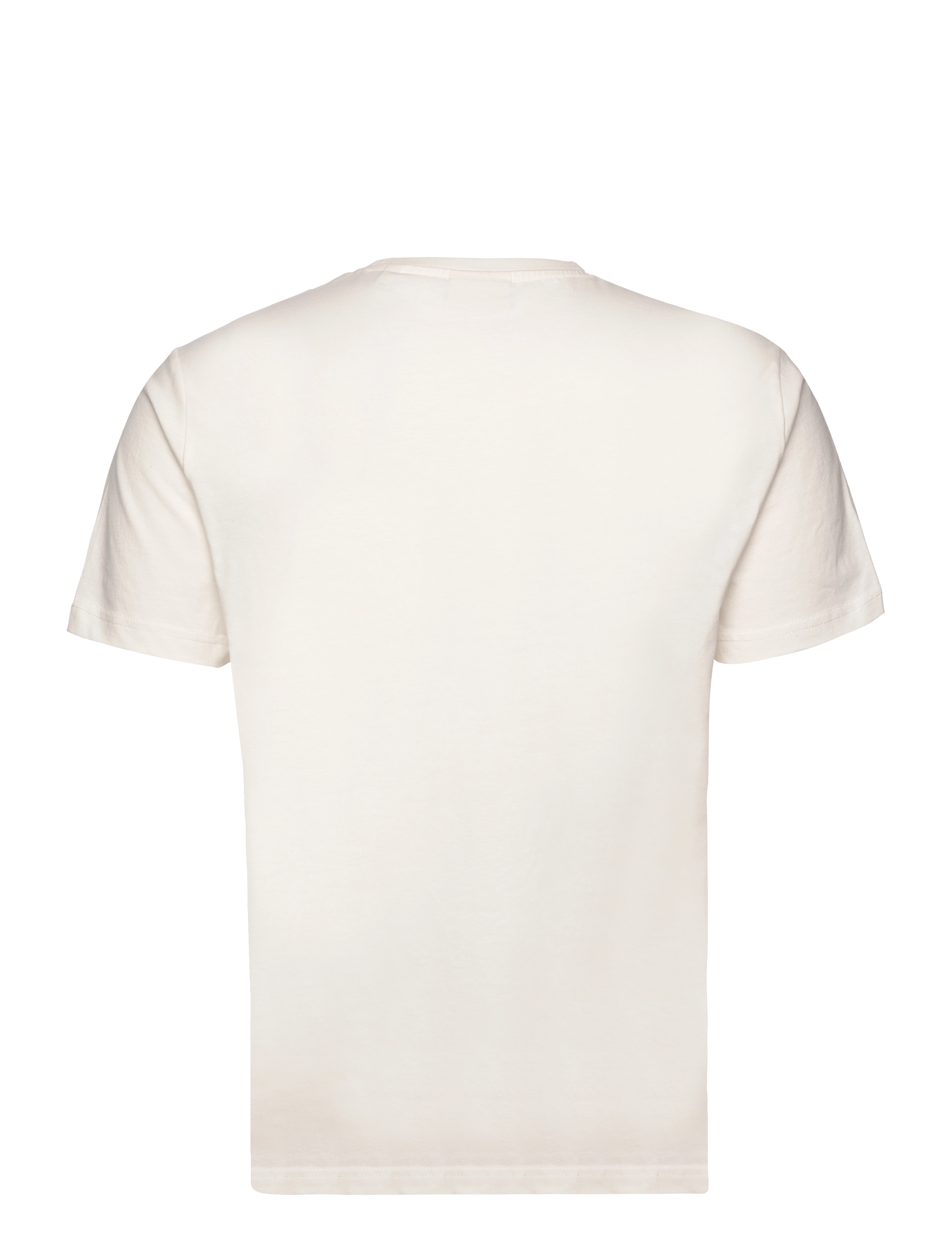 GANT - PRINT SS TSHIRT - eggshell - 1