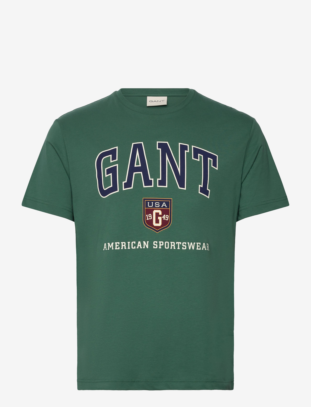 GANT - GRAPHIC T-SHIRT - marškinėliai trumpomis rankovėmis - woody green - 0