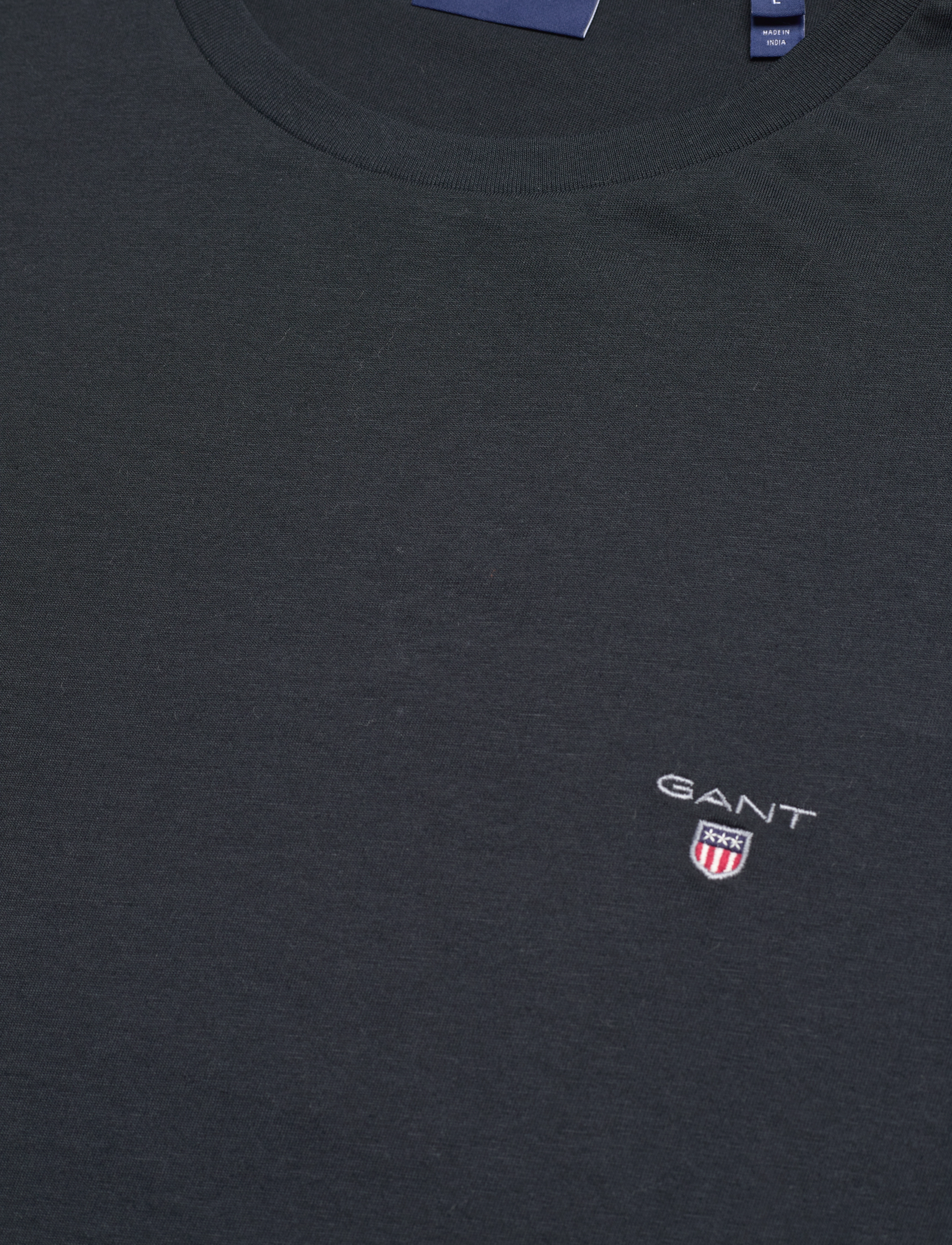 Gant - EMB ORIGINAL SHIELD T-SHIRT - laveste priser - black - 2