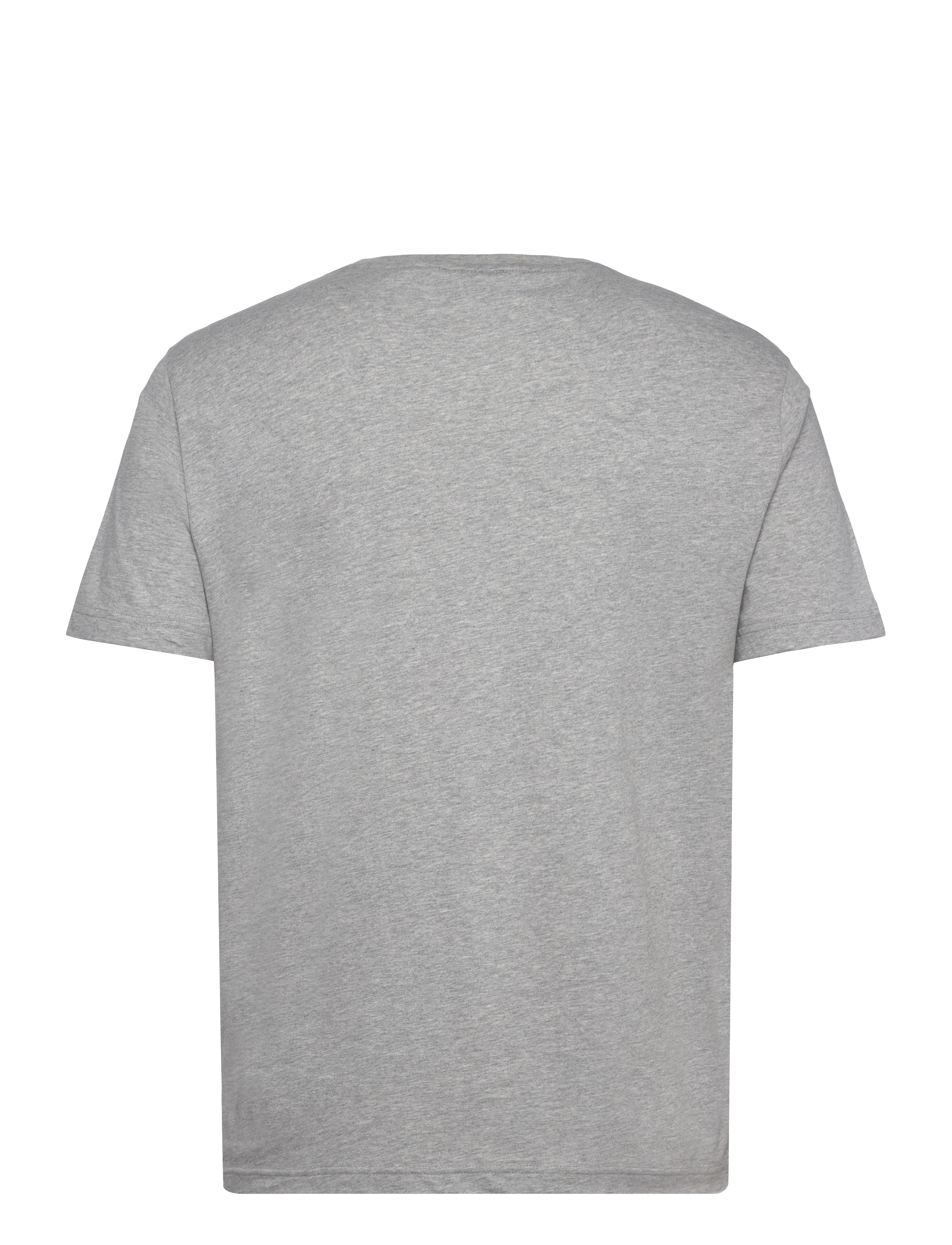 Gant - EMB ORIGINAL SHIELD T-SHIRT - alhaisimmat hinnat - grey melange - 1