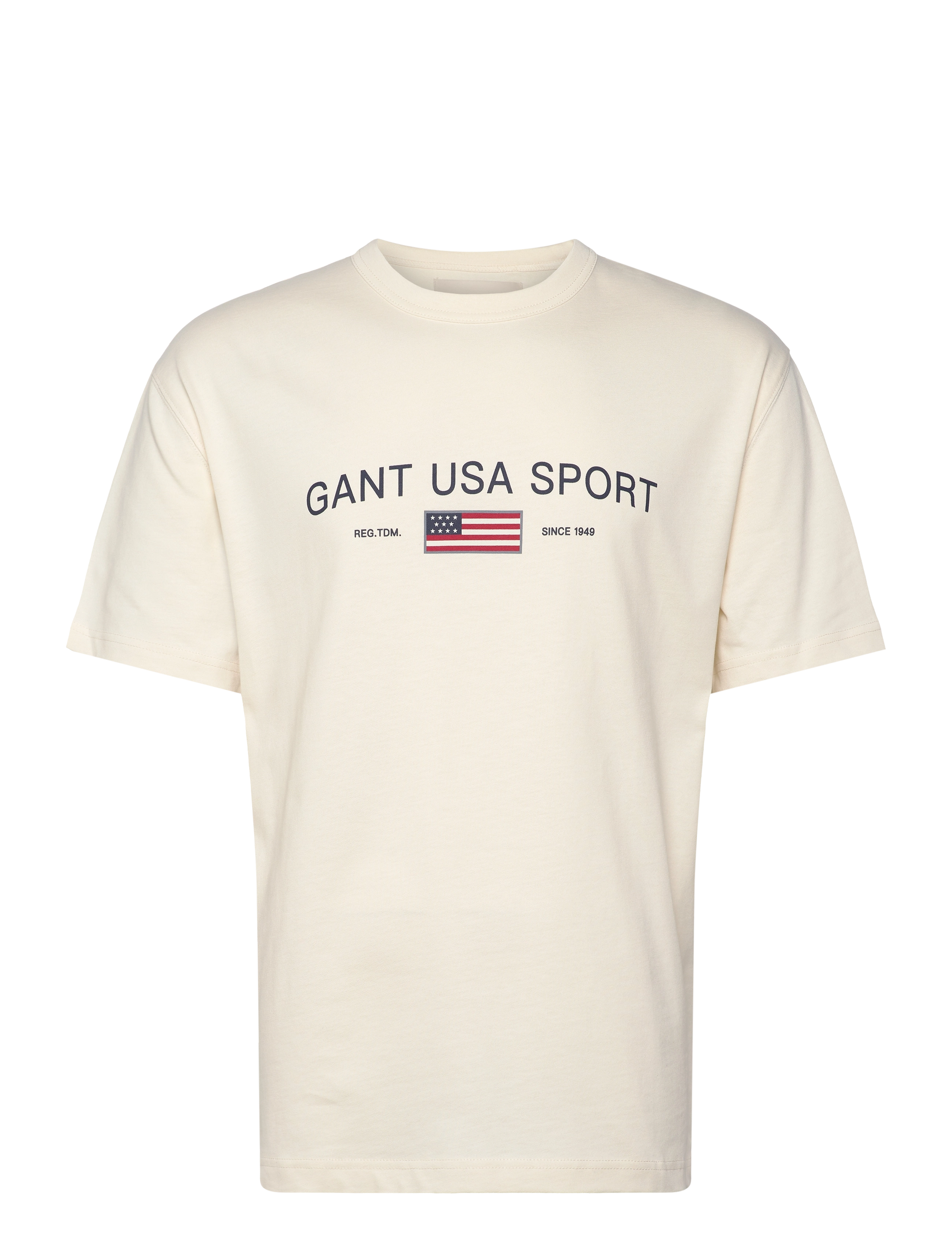 Gant GRAPHIC T-SHIRT - Clothing - CREAM / cream