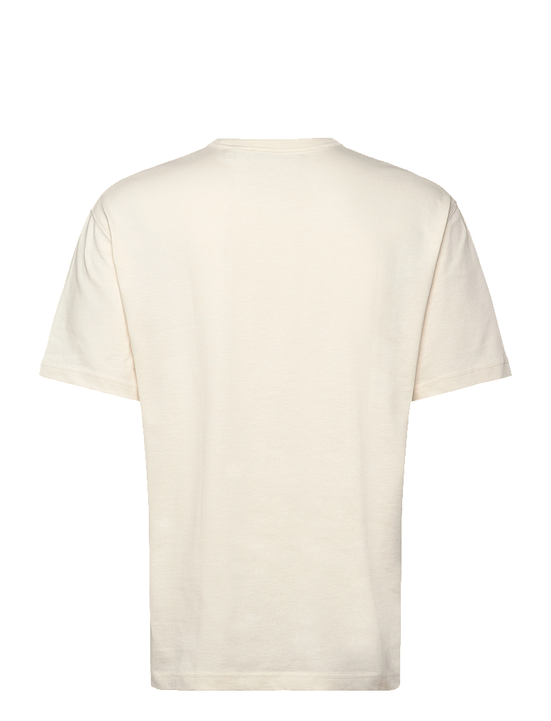 GANT - GRAPHIC T-SHIRT - marškinėliai trumpomis rankovėmis - cream - 1