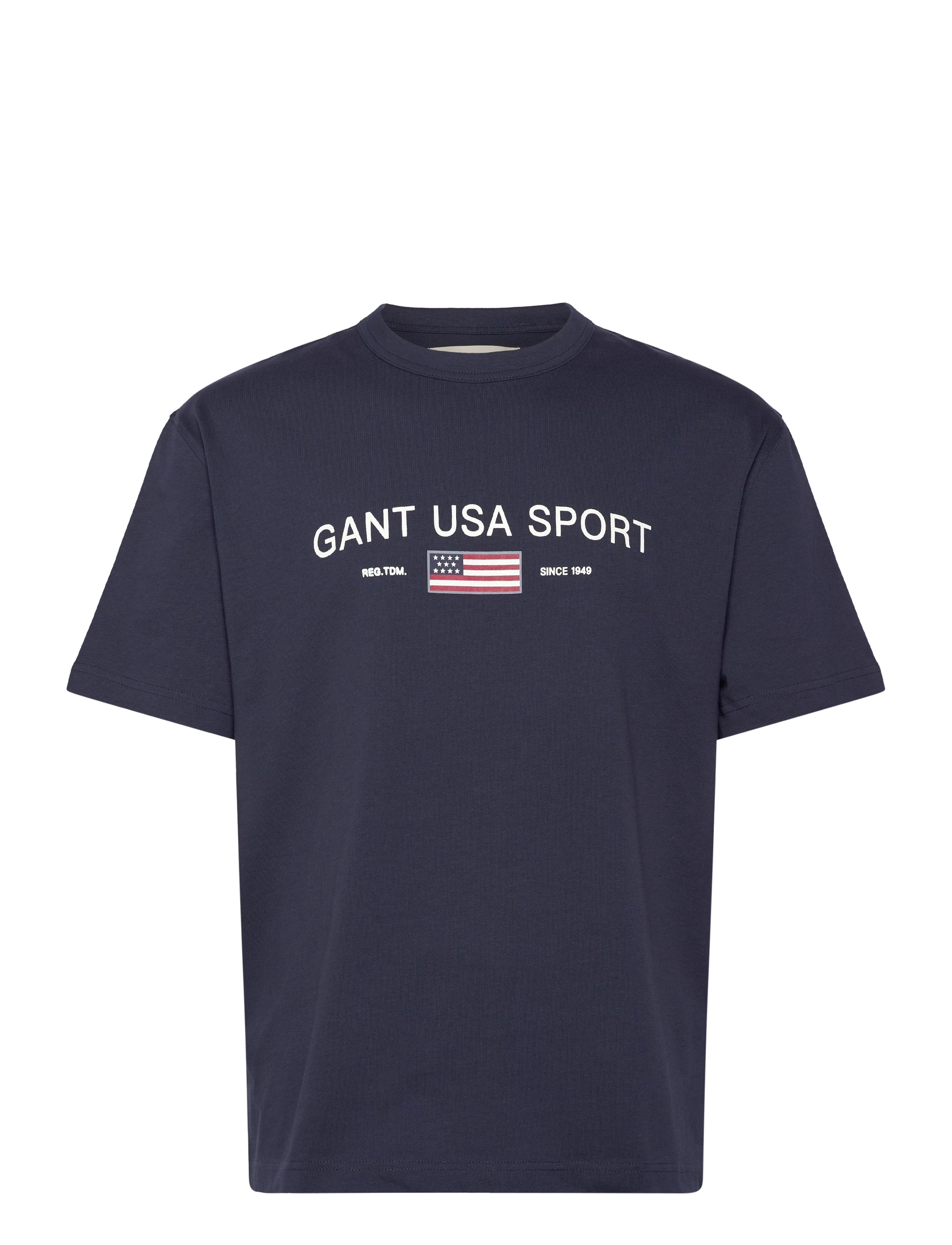 Gant GRAPHIC T-SHIRT - GANT - EVENING BLUE / navy