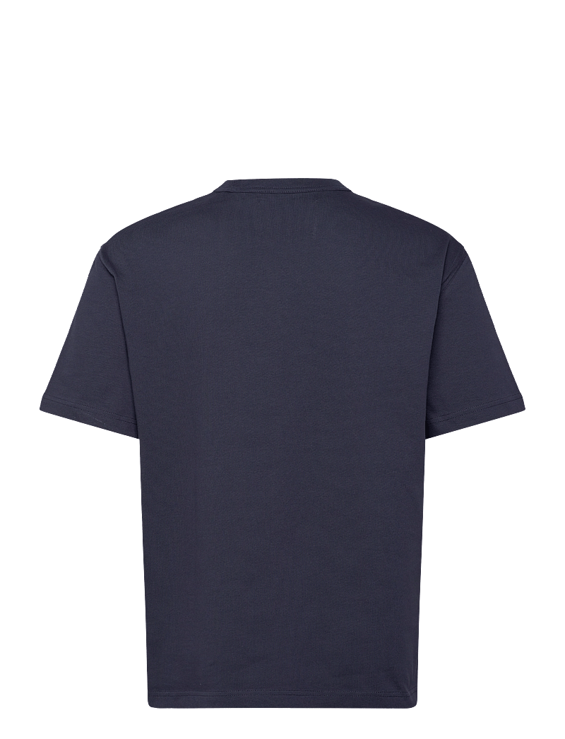 GANT - GRAPHIC T-SHIRT - kortärmade t-shirts - evening blue - 1