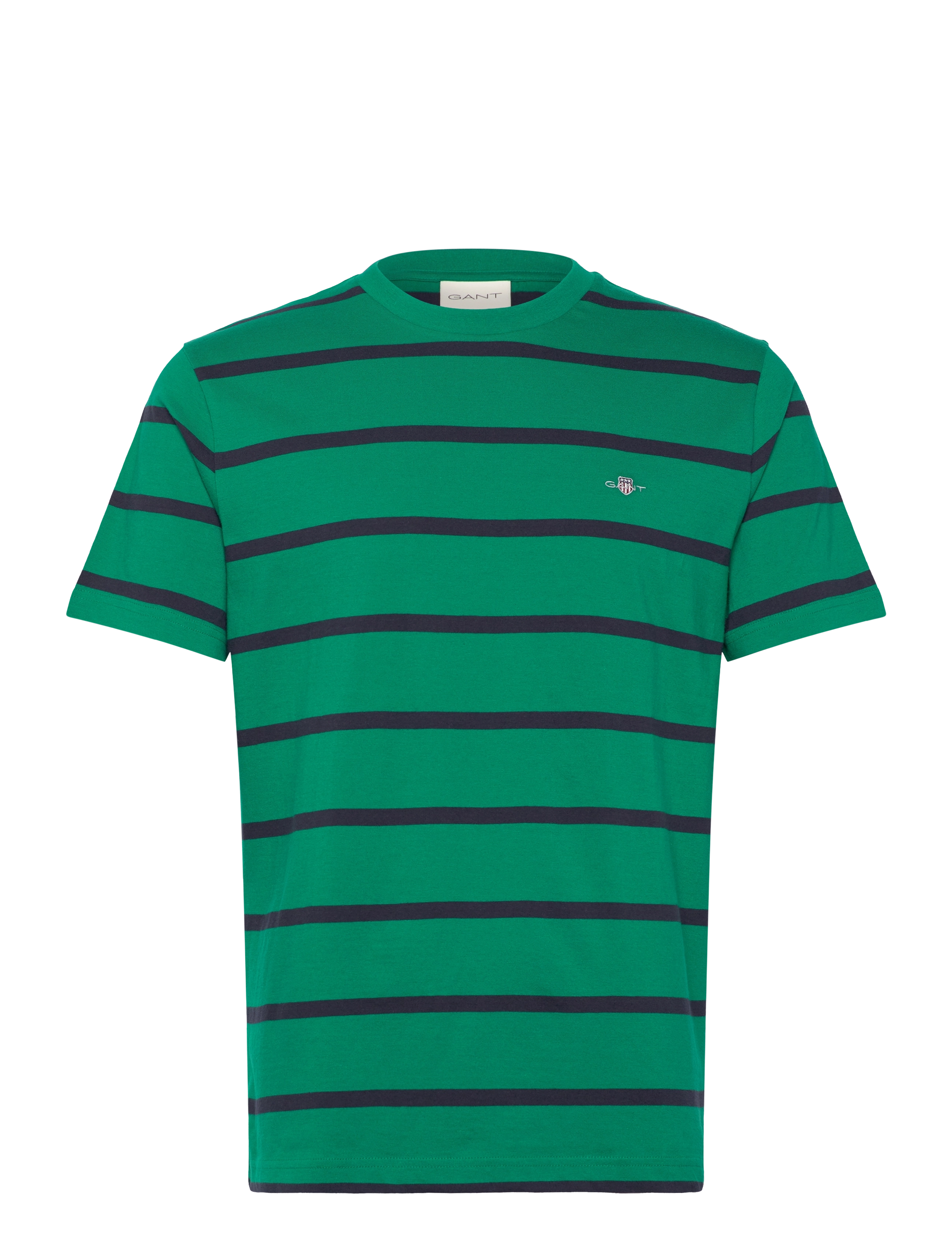 Gant STRIPED SS T-SHIRT - Gant - DEEP GREEN / green