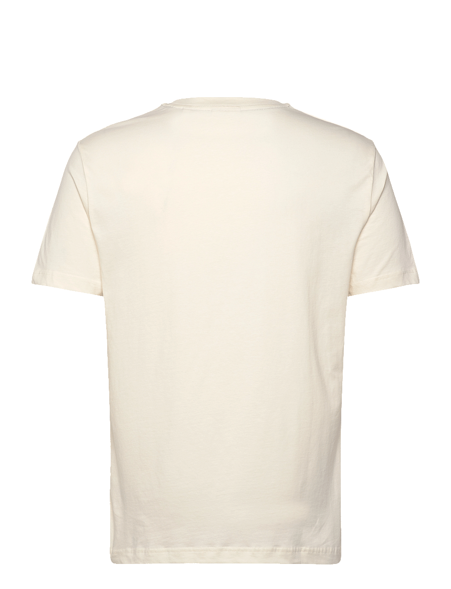 Gant - GRAPHIC SS T-SHIRT - kurzärmelig - cream - 2