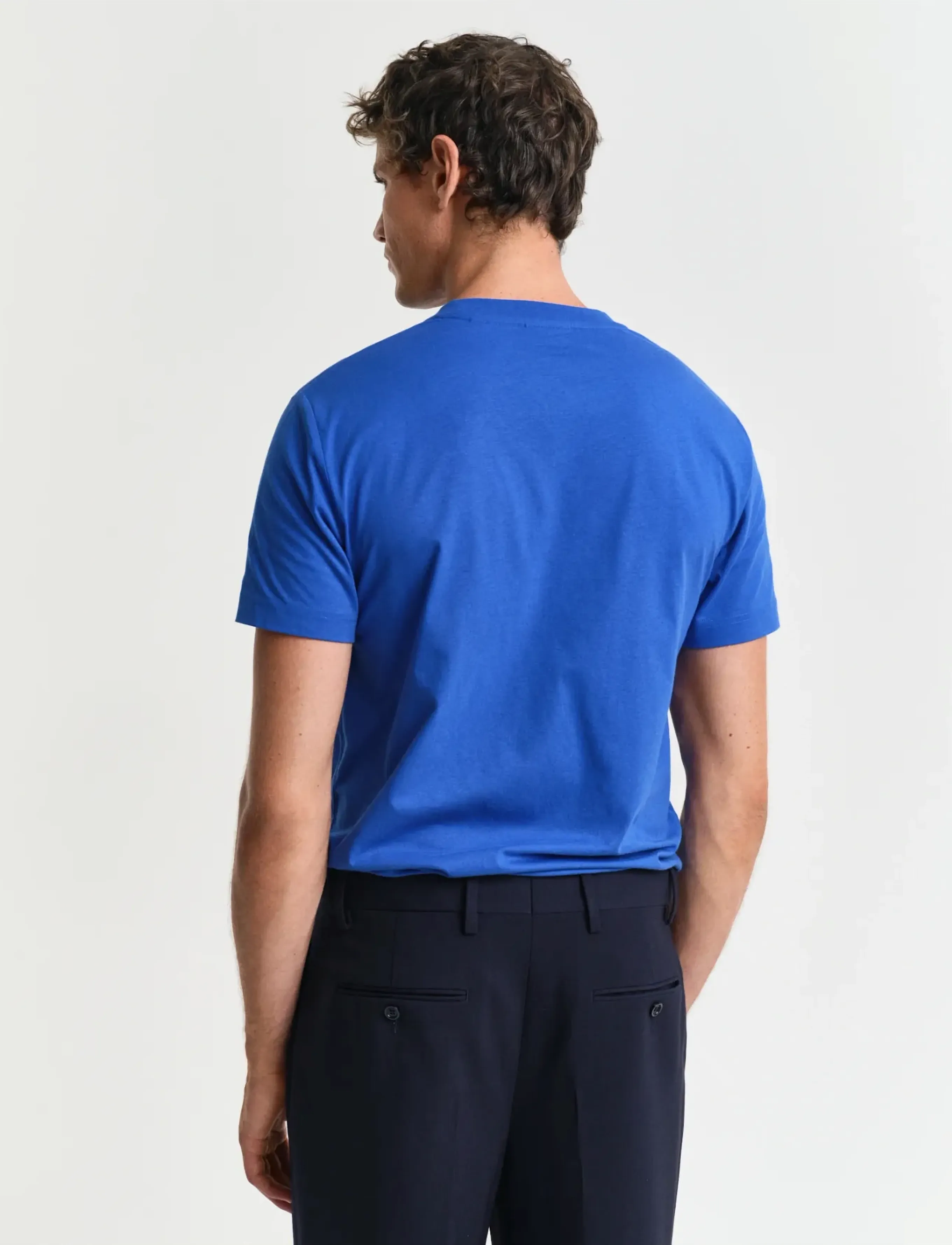 Gant - GRAPHIC SS T-SHIRT - kortärmade t-shirts - lapis blue - 3