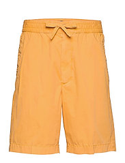 GANT - D1. OVERSIZED COTTON DS SHORTS - kasdienio stiliaus šortai - gold yellow - 0