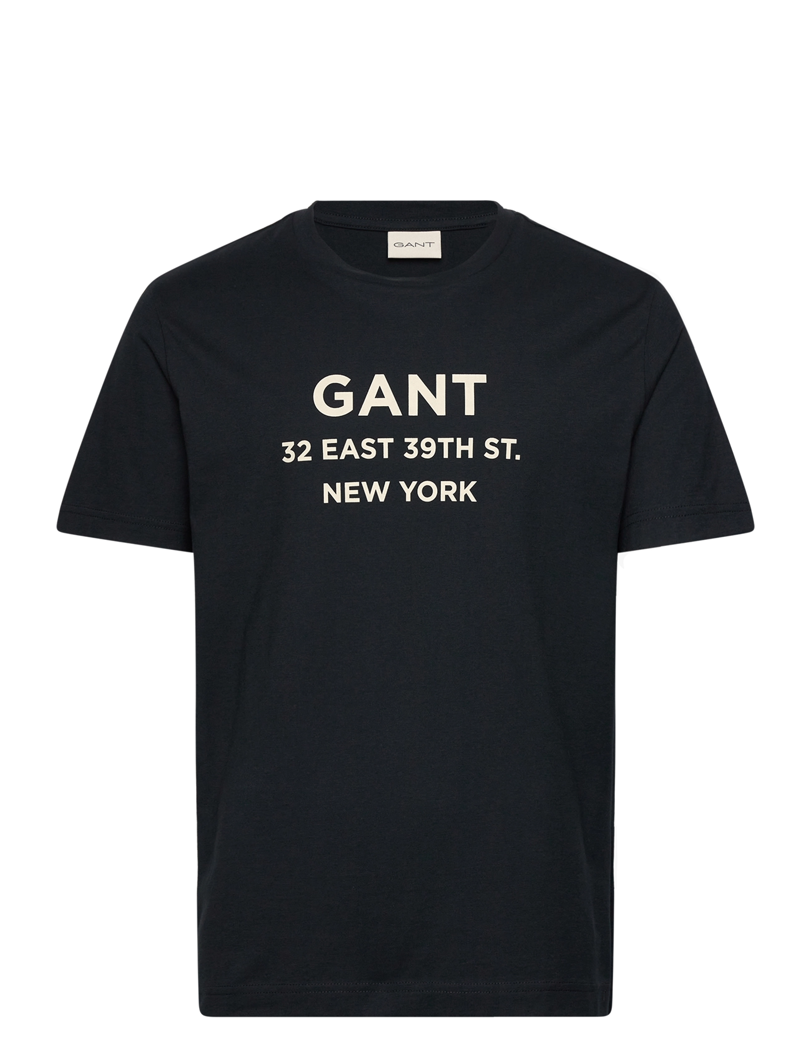 Gant SMALL GRAPHIC PRINTED T-SHIRT - Gant - BLACK / black