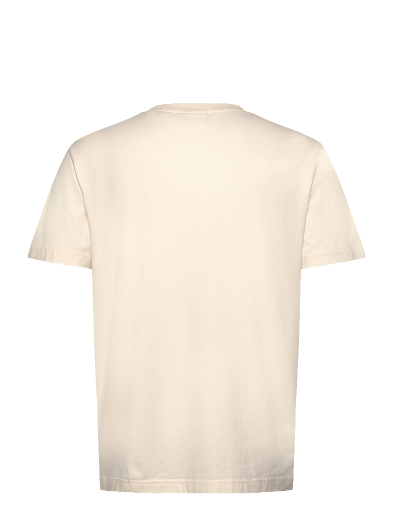 GANT - SMALL GRAPHIC PRINTED T-SHIRT - kurzärmelig - cream - 1
