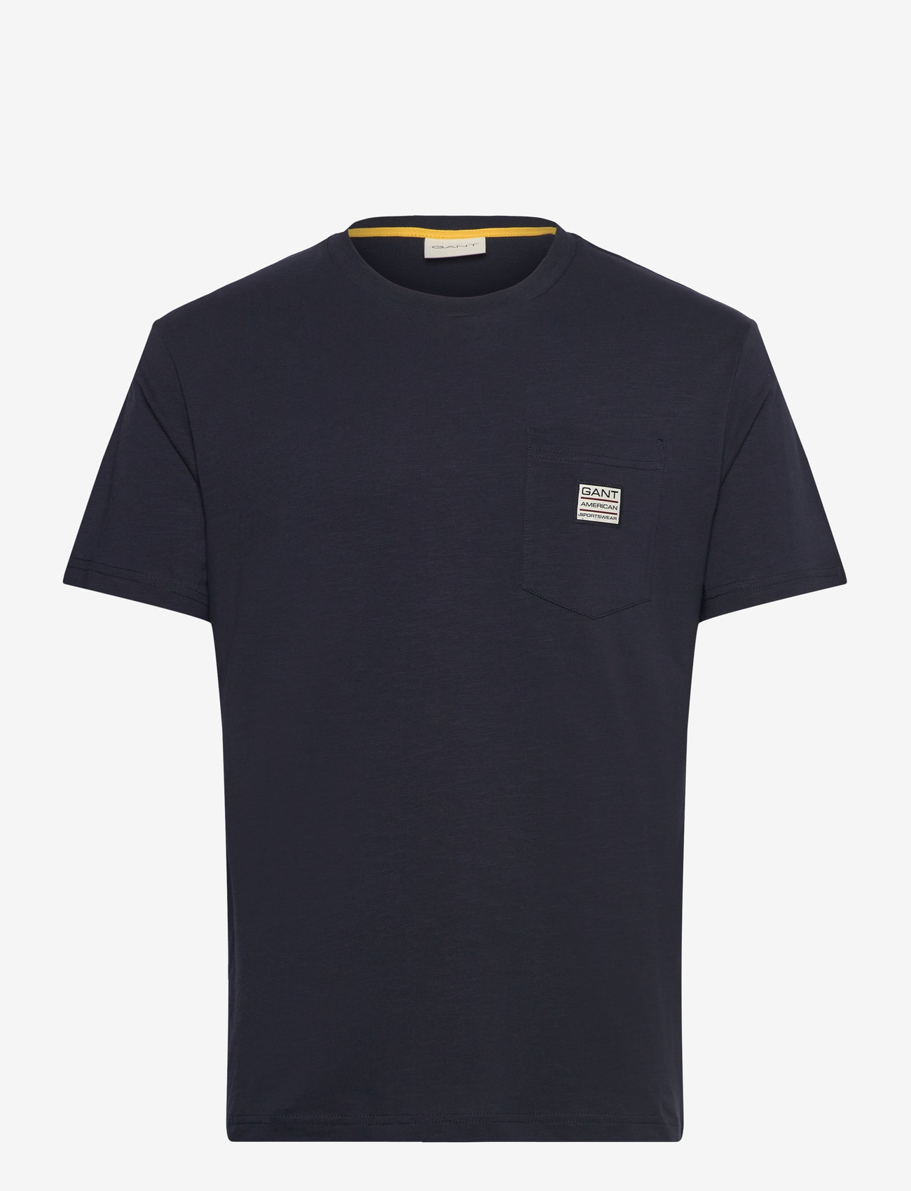 GANT - POCKET SS T-SHIRT - t-shirts à manches courtes - evening blue - 1