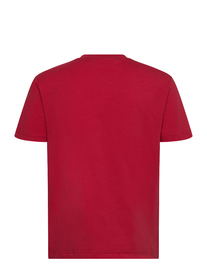 GANT - POCKET SS T-SHIRT - kortärmade t-shirts - ruby red - 1