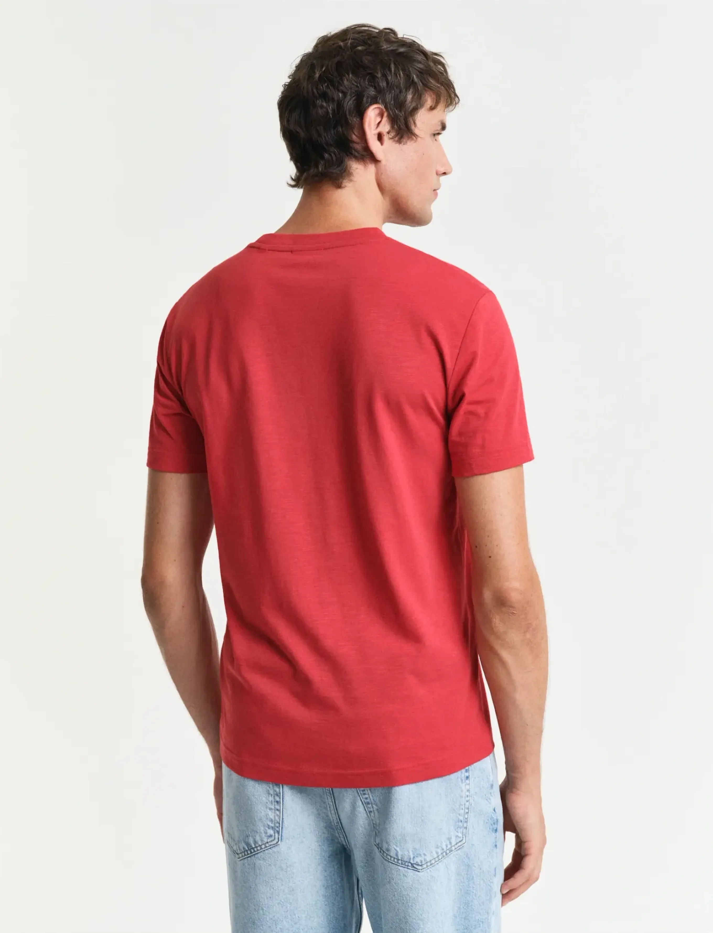 Gant - POCKET SS T-SHIRT - kortærmede t-shirts - ruby red - 3