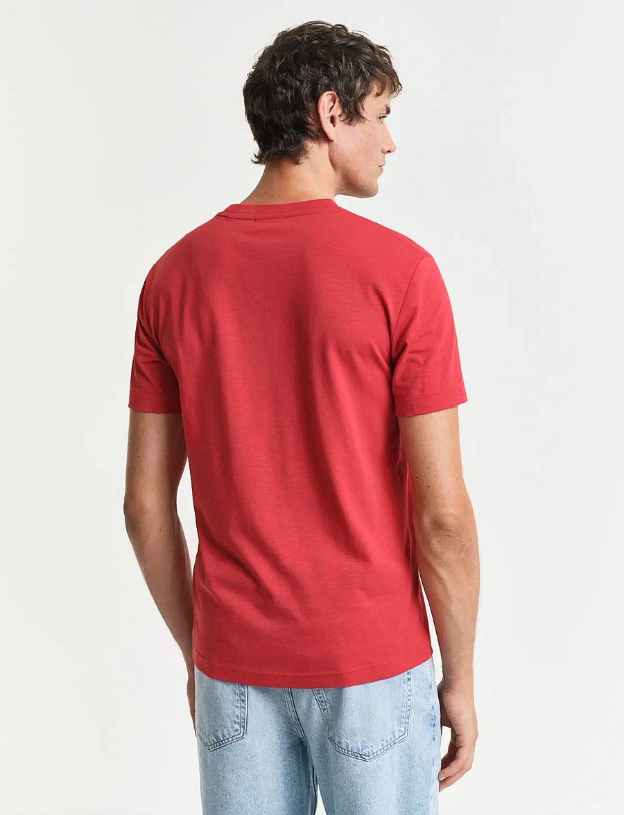 Gant - POCKET SS T-SHIRT - kurzärmelig - ruby red - 3