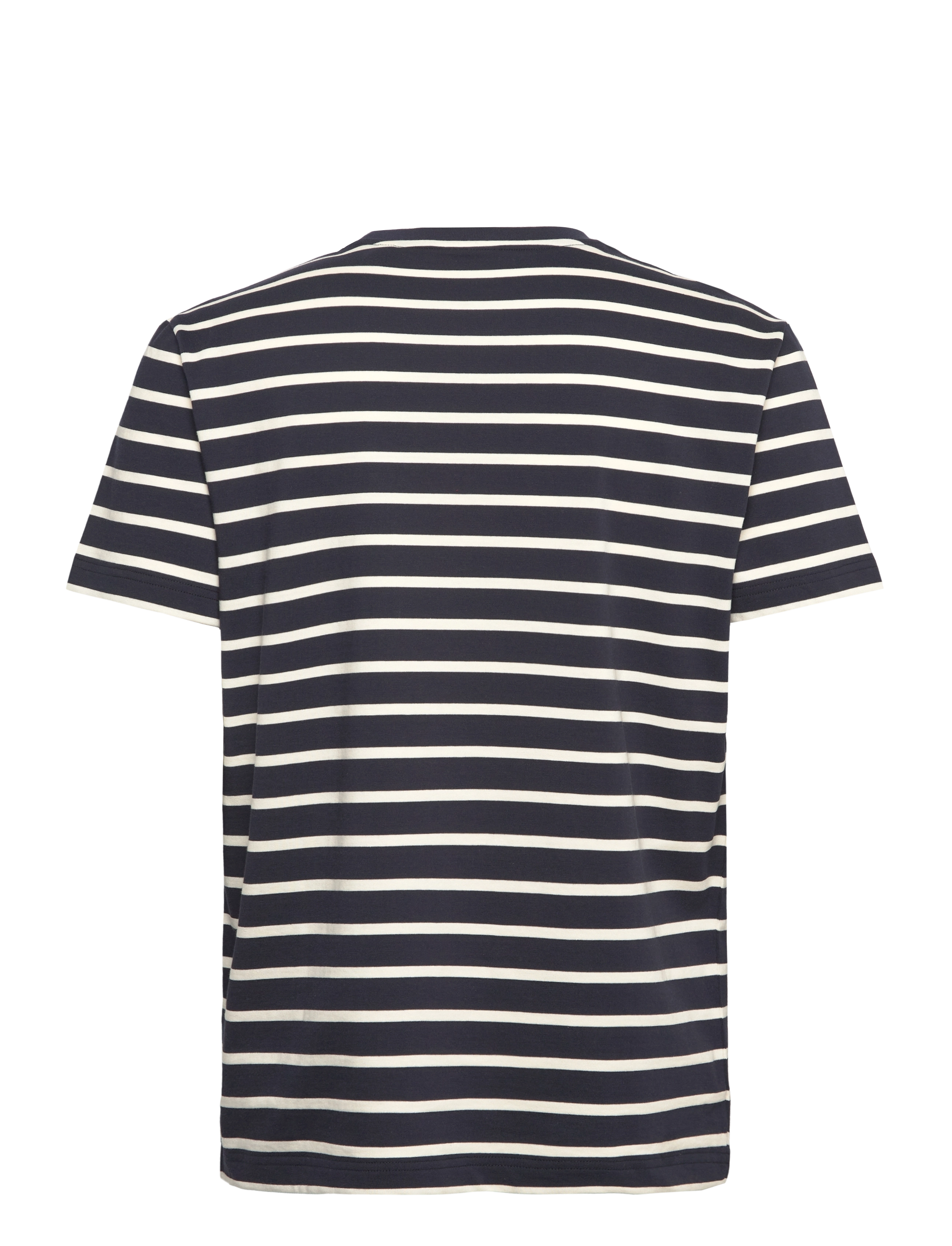 Gant - GRAPHIC STRIPED SS T-SHIRT - evening blue - 2