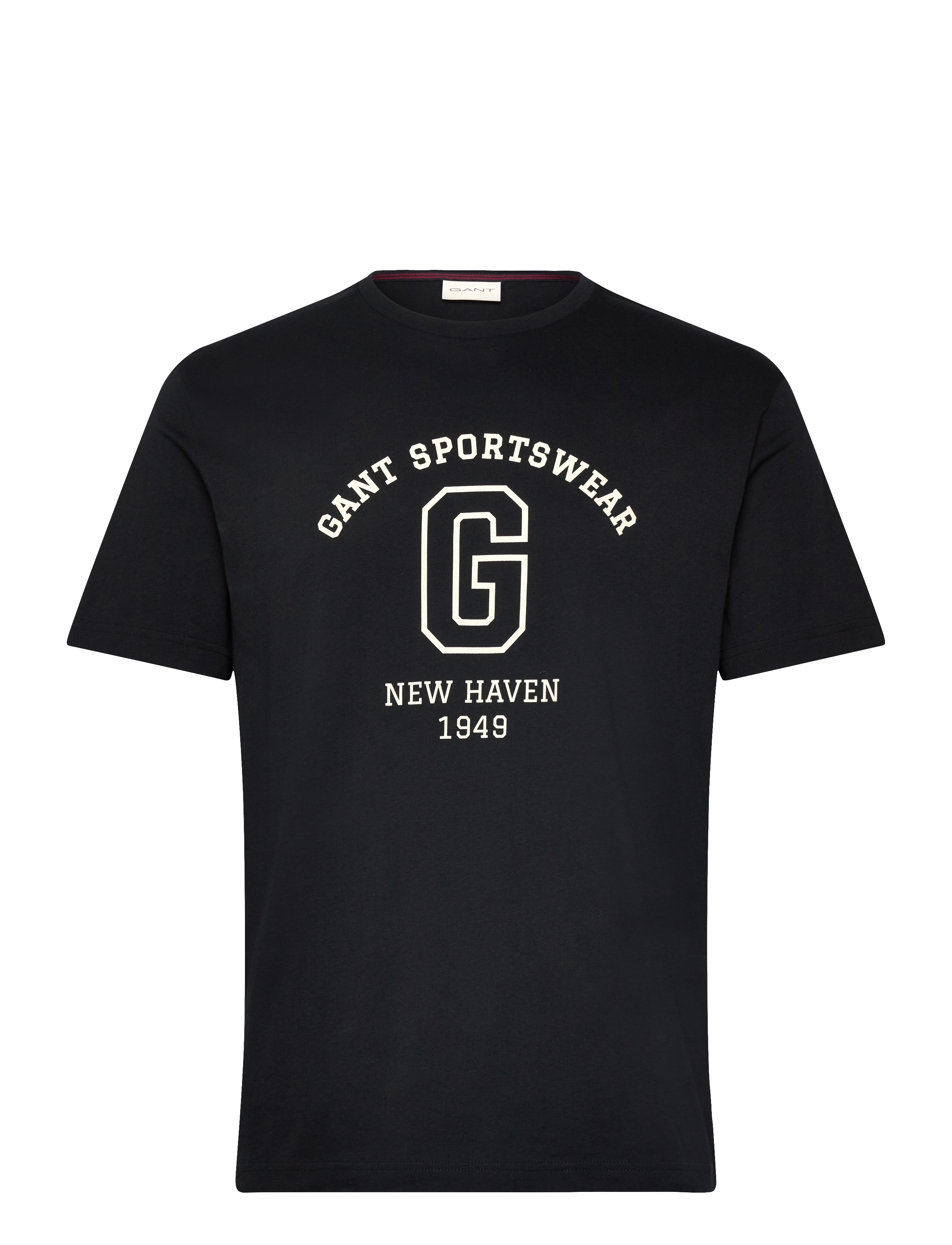 Gant GRAPHIC SS T-SHIRT - Kleidung - BLACK / black