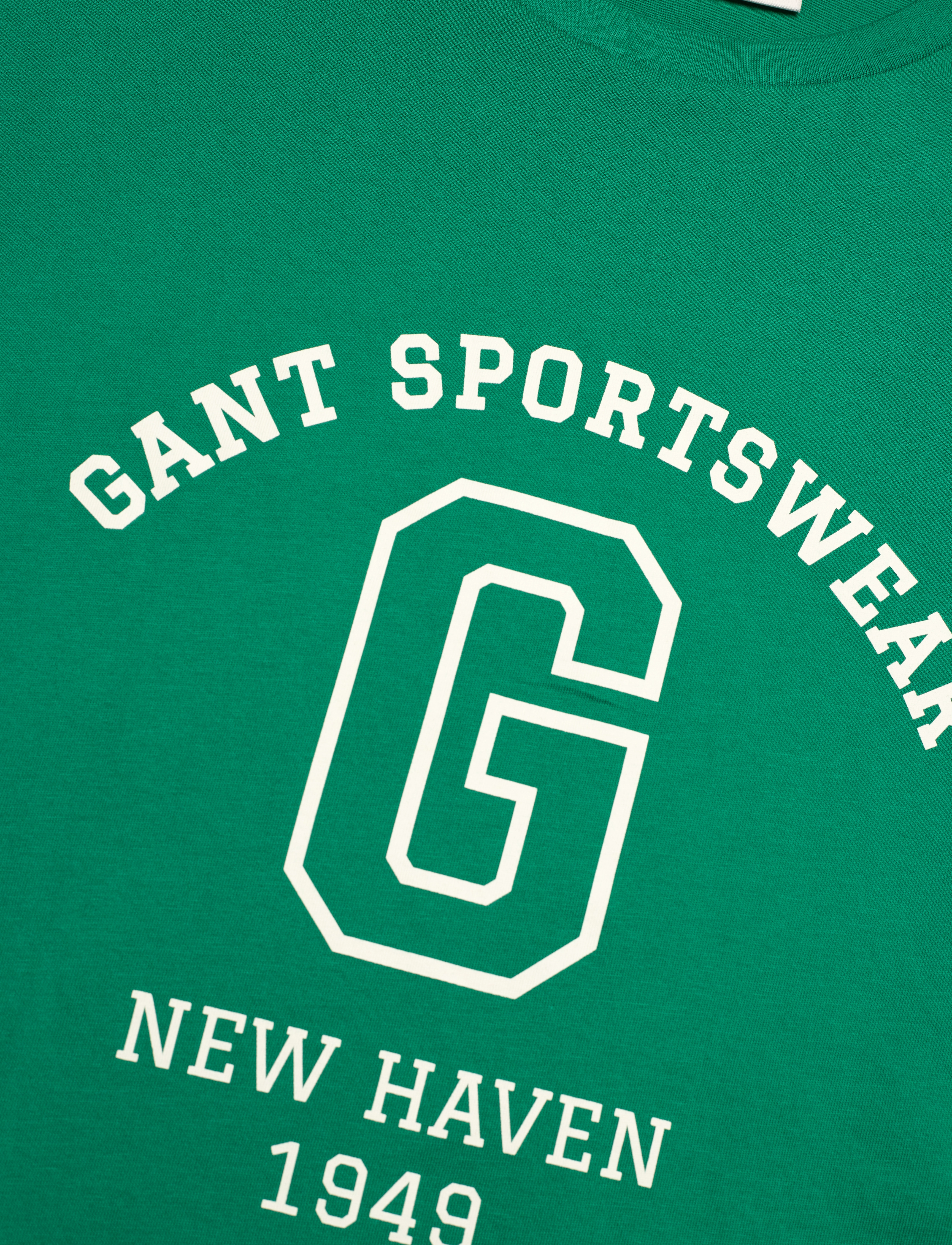 Gant - GRAPHIC SS T-SHIRT - kortærmede t-shirts - deep green - 2