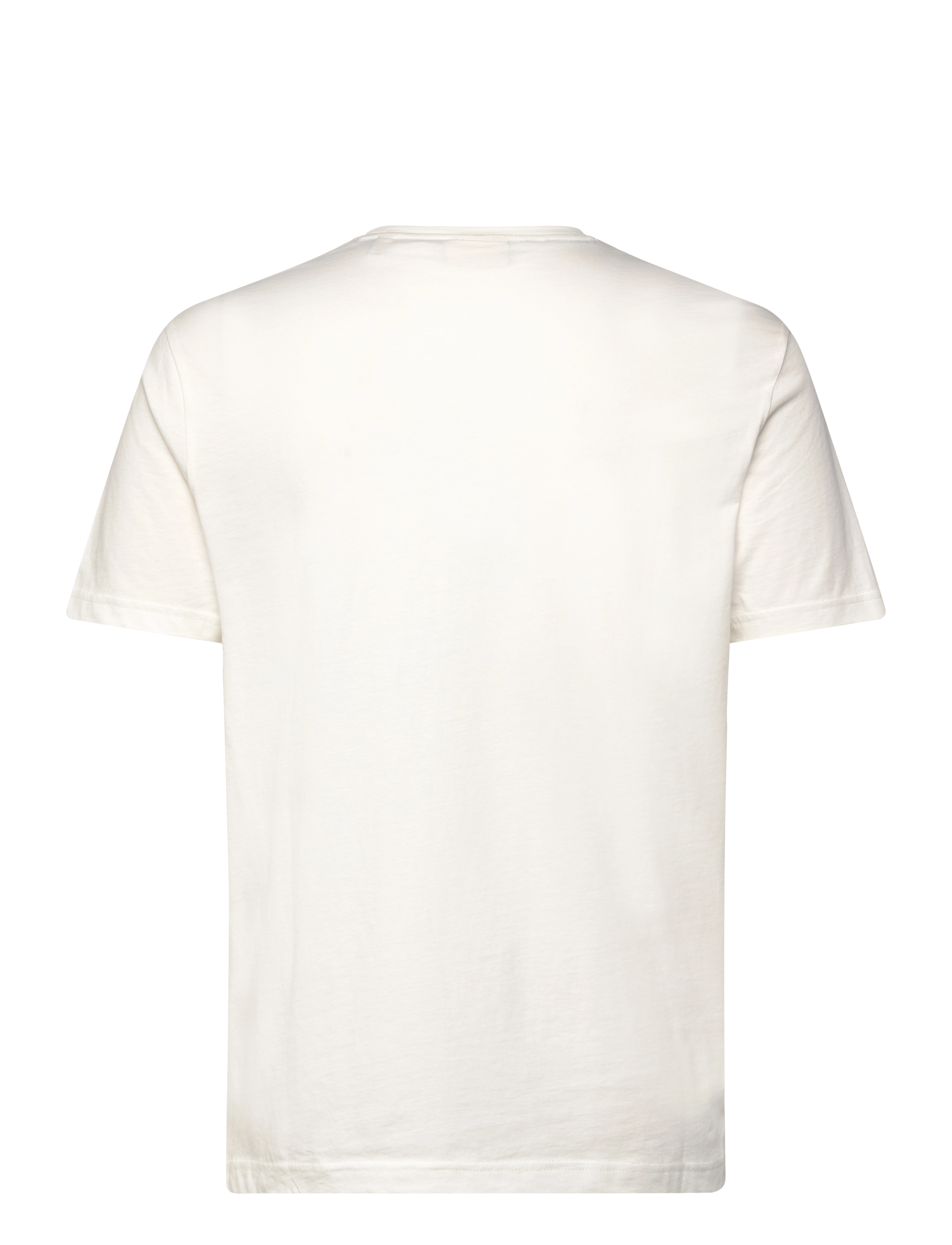 Gant - GRAPHIC SS T-SHIRT - kortärmade t-shirts - eggshell - 1