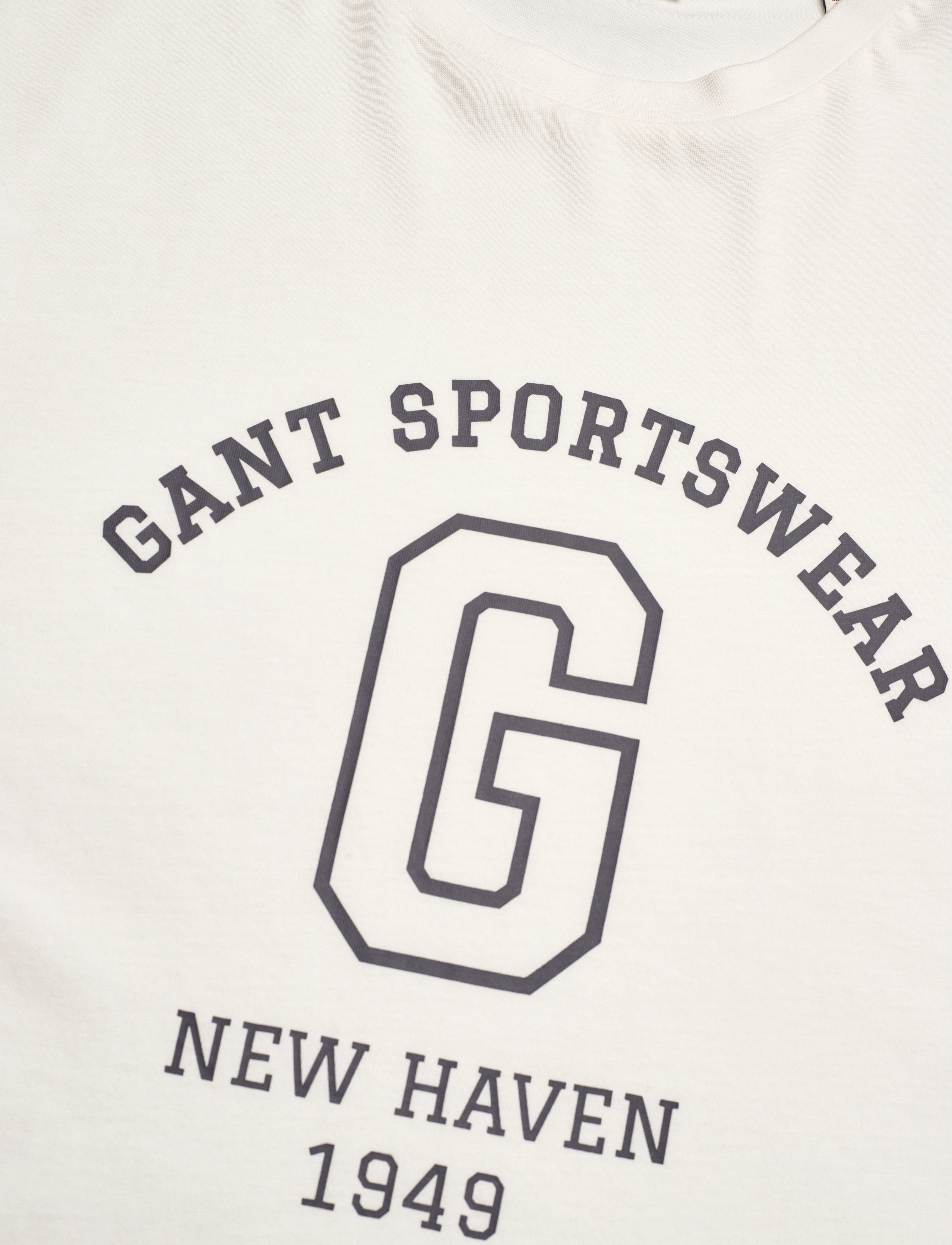 Gant - GRAPHIC SS T-SHIRT - t-shirts à manches courtes - eggshell - 2