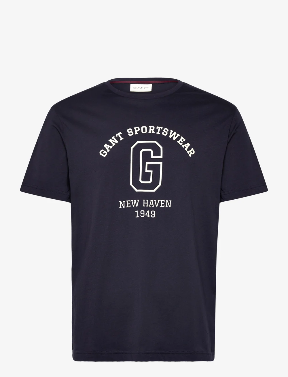 GANT - GRAPHIC SS T-SHIRT - kurzärmelig - evening blue - 0