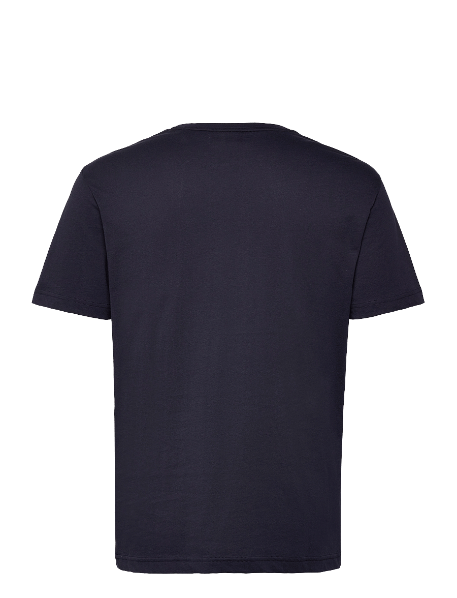 Gant - GRAPHIC SS T-SHIRT - short-sleeved t-shirts - evening blue - 1