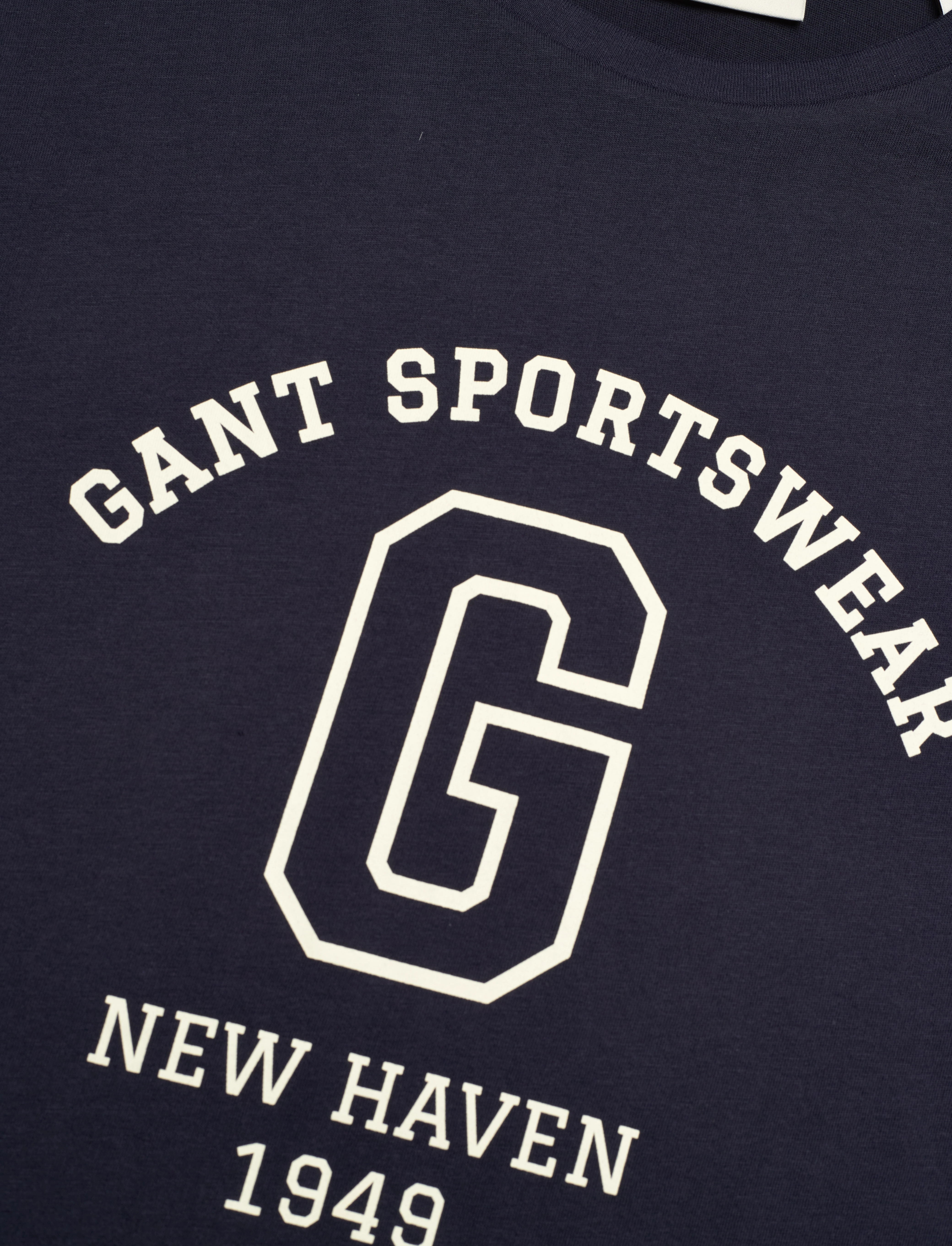 Gant - GRAPHIC SS T-SHIRT - kurzärmelig - evening blue - 2
