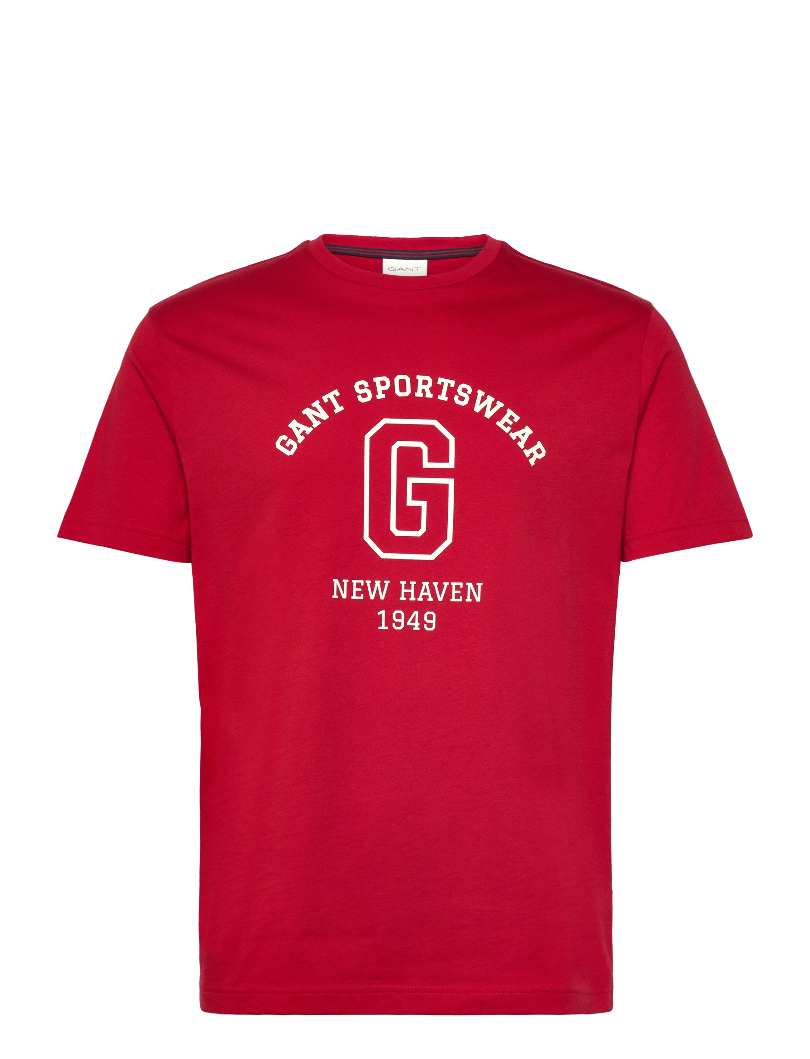 Gant Graphic Ss T-Shirt, S, T-shirts, Rot - Short-sleeved, Männerswear