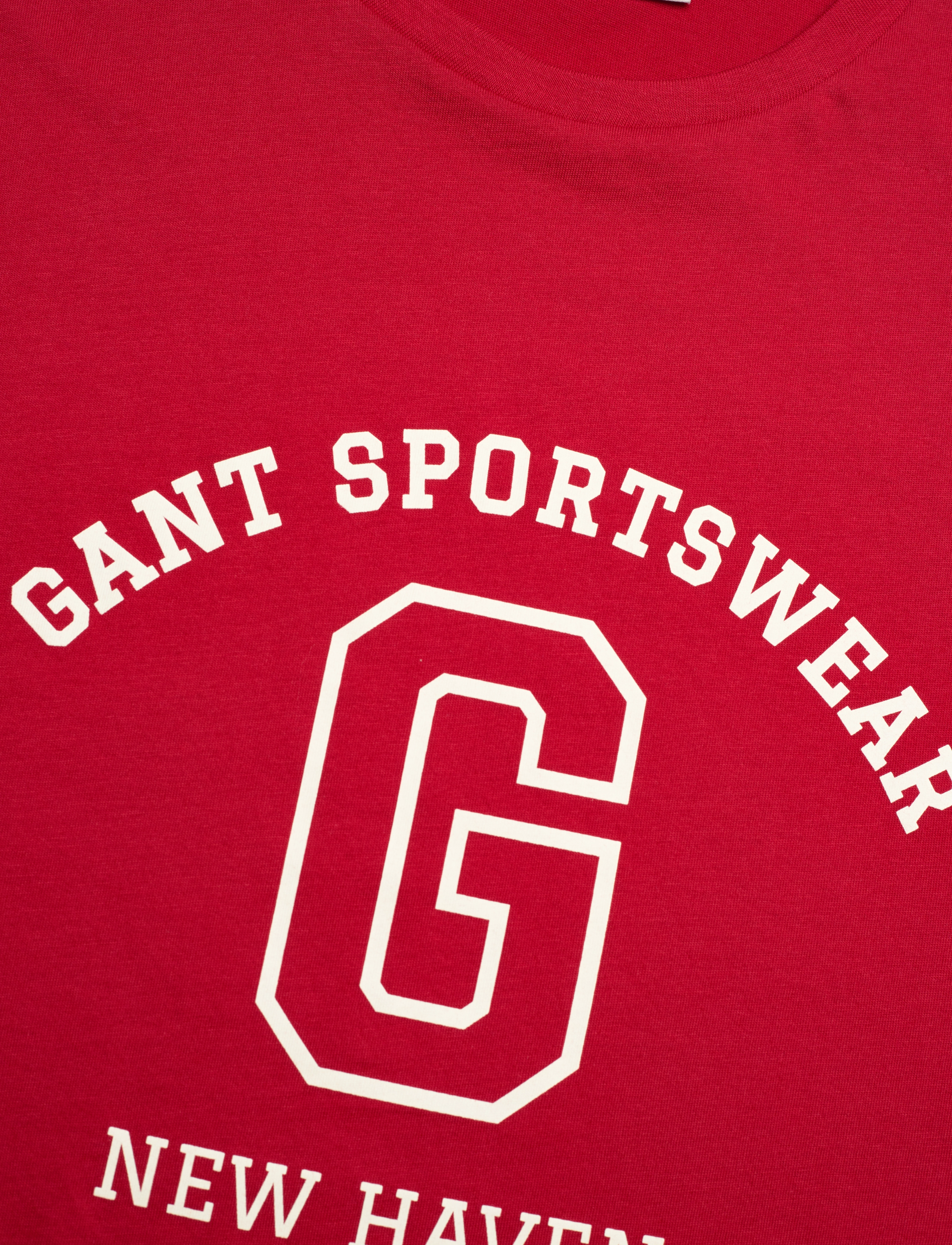 Gant - GRAPHIC SS T-SHIRT - kortærmede t-shirts - ruby red - 2