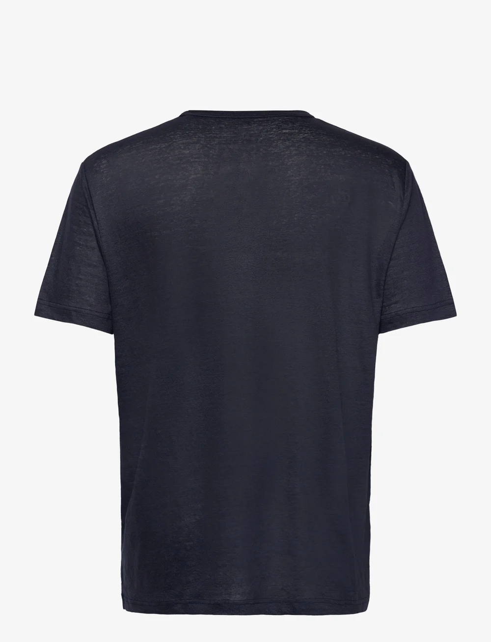 GANT - LINEN SS T-SHIRT - kortärmade t-shirts - evening blue - 2
