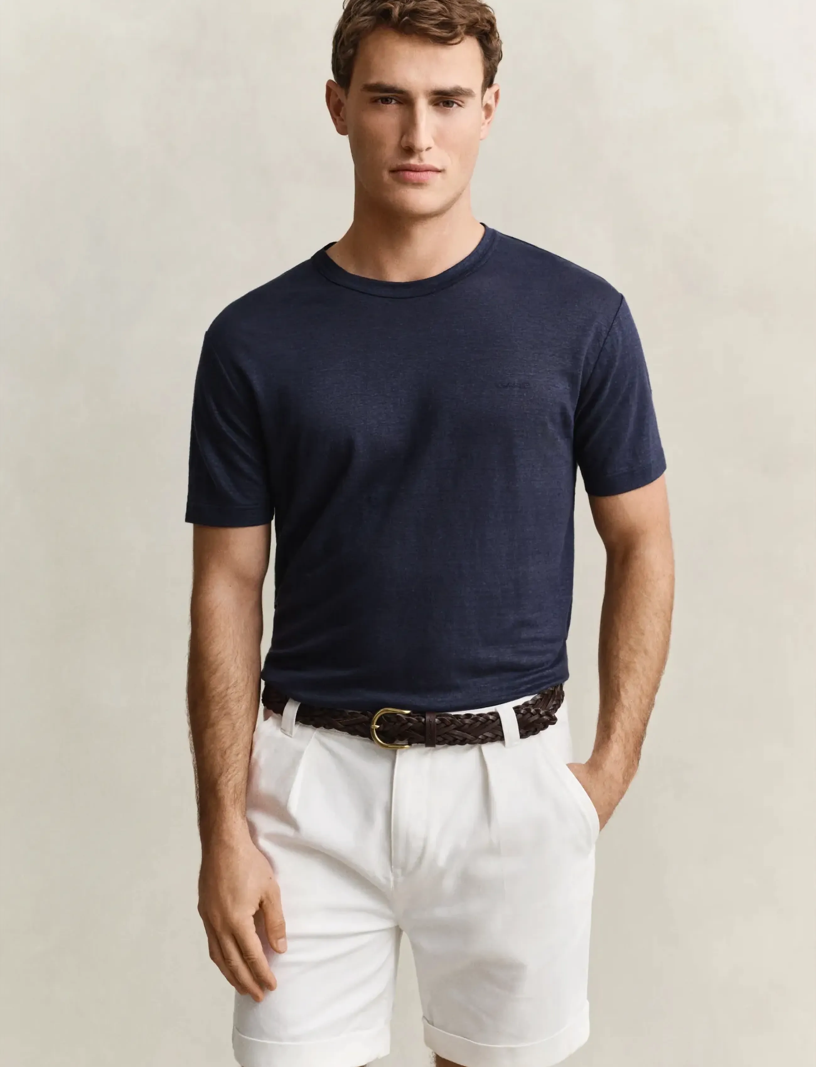 Gant Linen Ss T-Shirt herr – bild 5