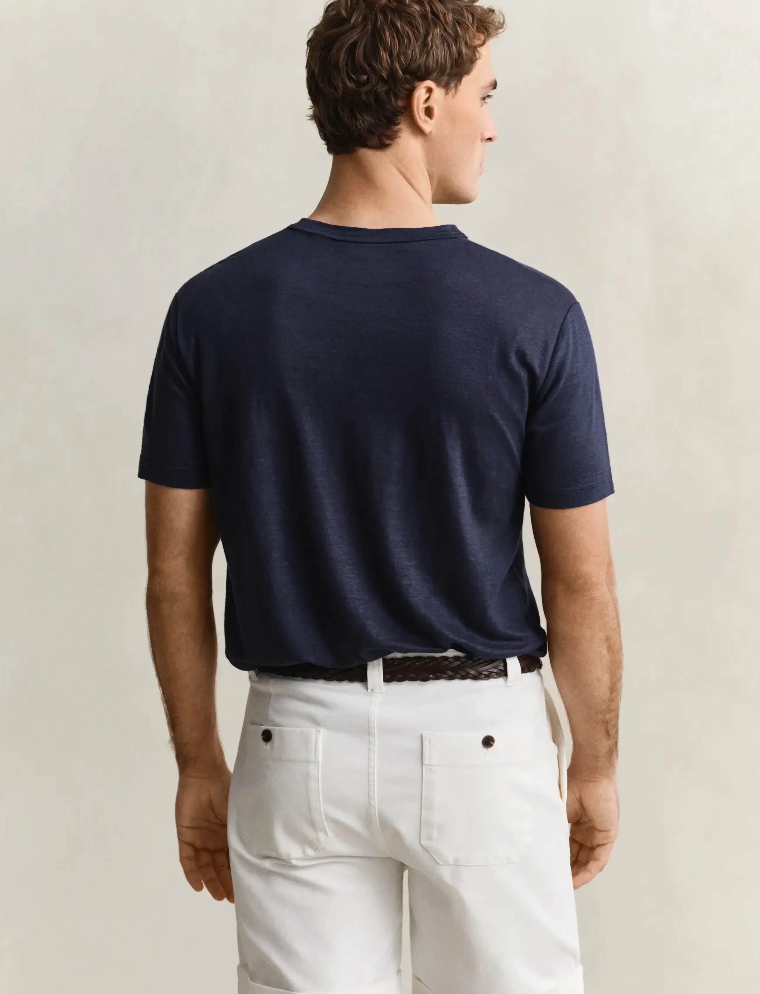 Gant Linen Ss T-Shirt herr – bild 6