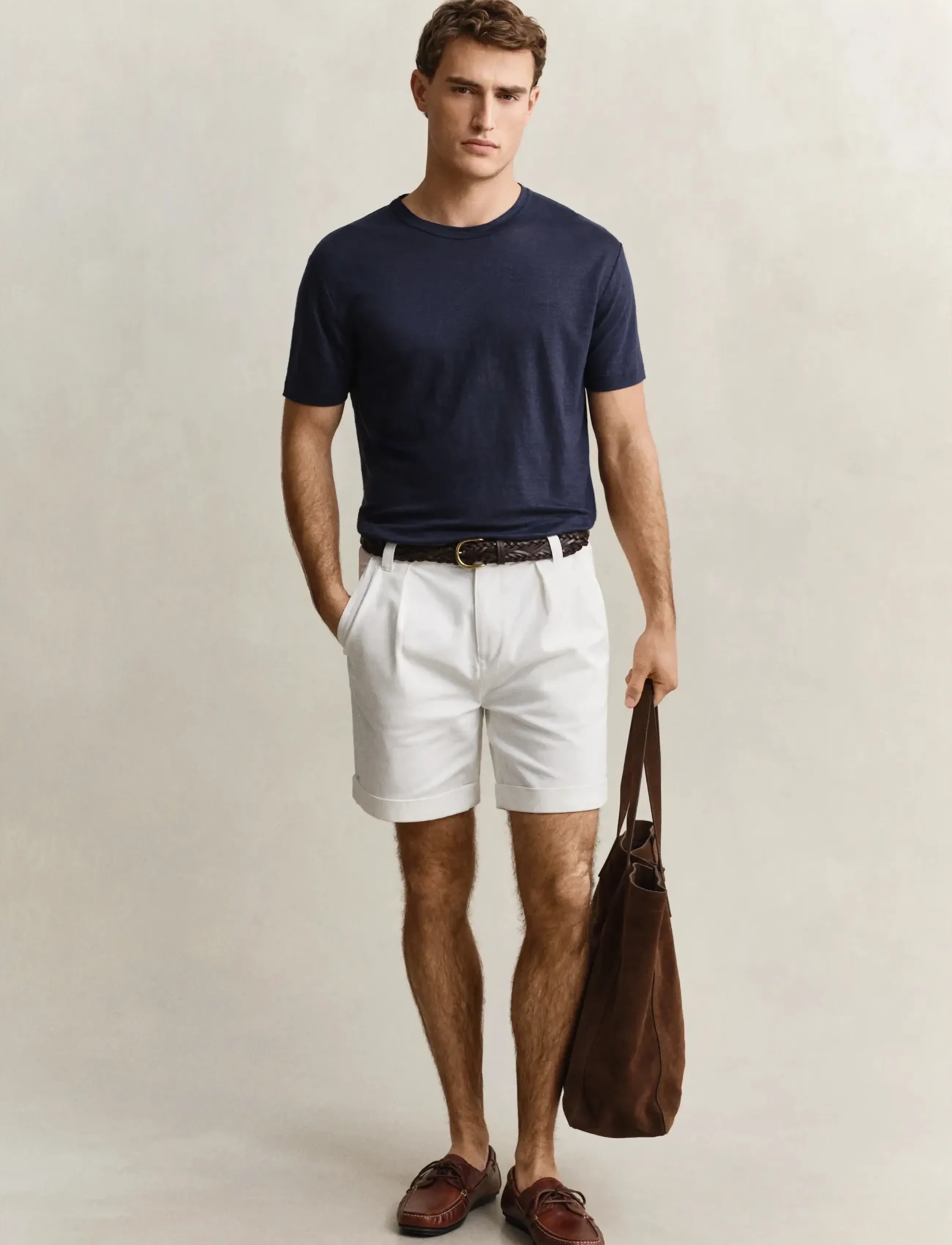 Gant Linen Ss T-Shirt herr – bild 8