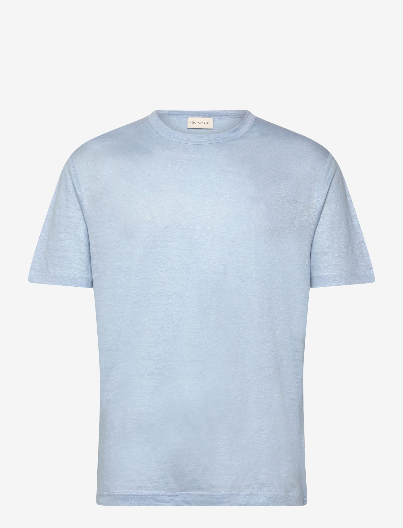 GANT - LINEN SS T-SHIRT - t-krekli ar īsām piedurknēm - fresh blue - 0