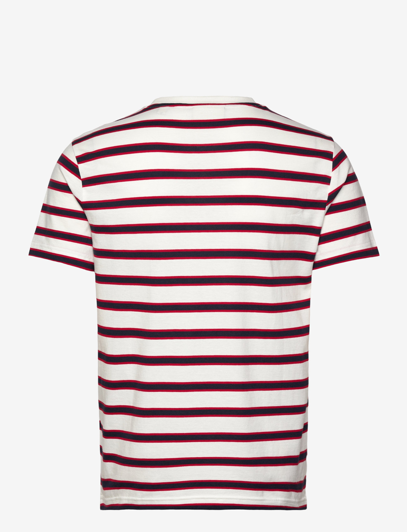 GANT - STRIPED SS TSHIRT - eggshell - 1