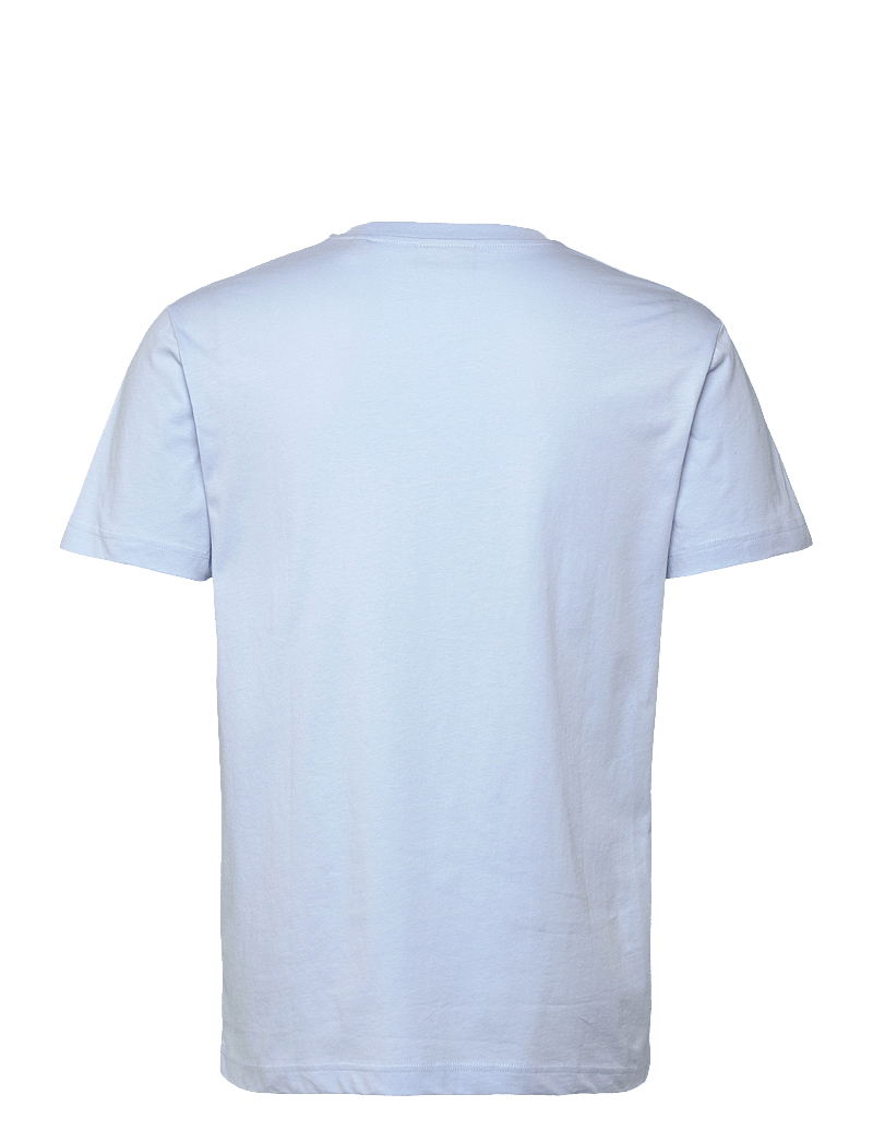 GANT - PLACED GRAPHIC T-SHIRT - kortärmade t-shirts - fresh blue - 1