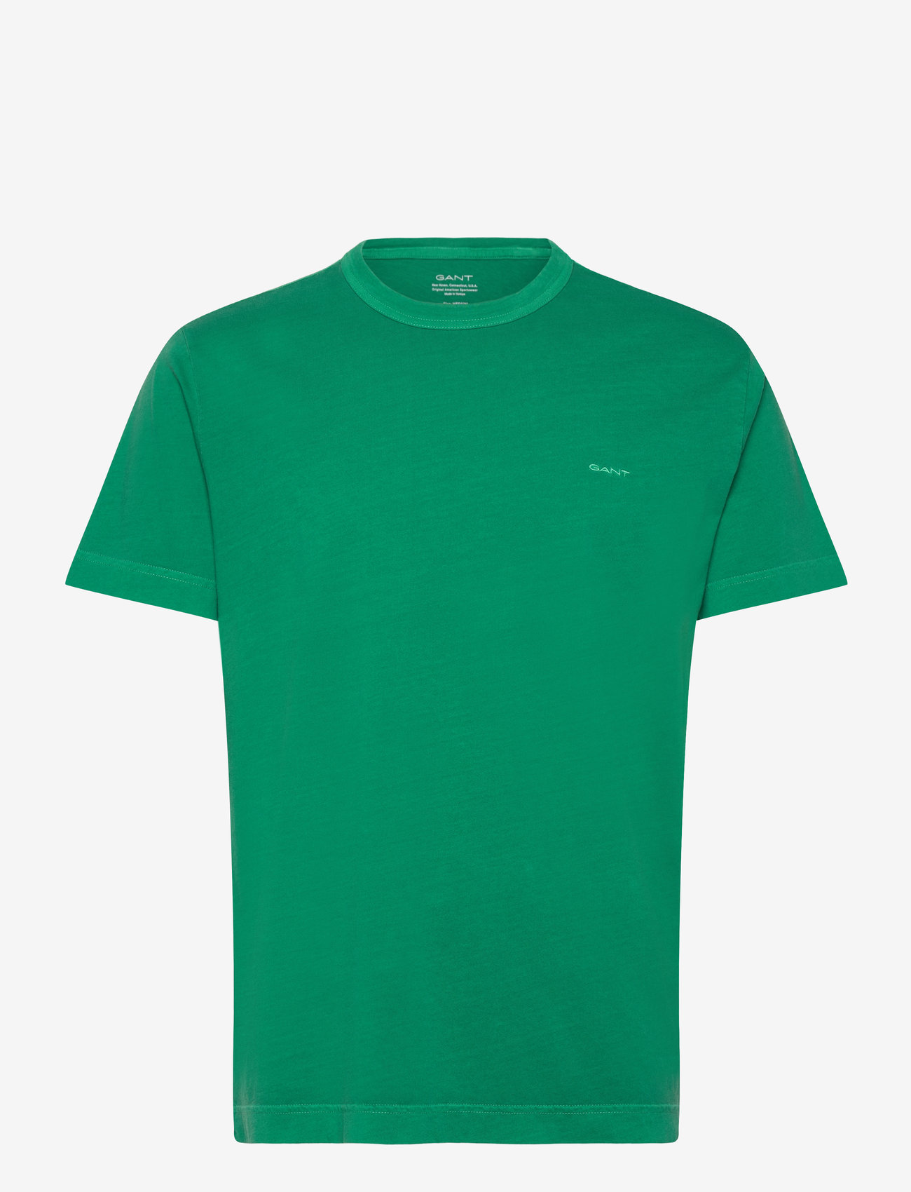 GANT - SUNFADED SS T-SHIRT - short-sleeved t-shirts - deep green - 0