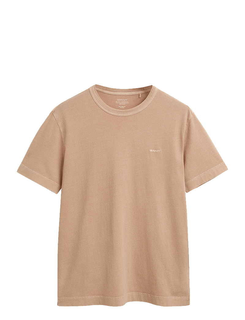 GANT - SUNFADED SS T-SHIRT - kortärmade t-shirts - dry sand - 0