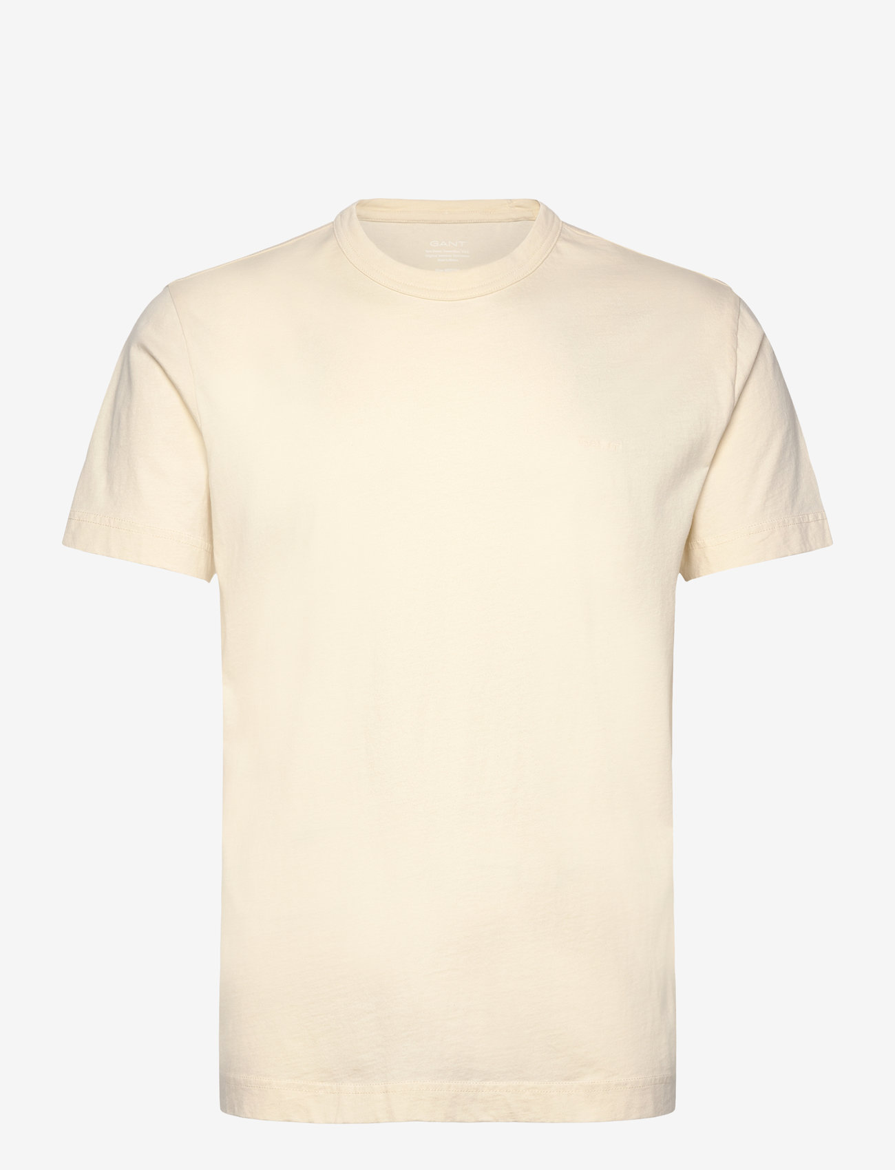GANT - SUNFADED SS T-SHIRT - kortärmade t-shirts - ivory white - 0