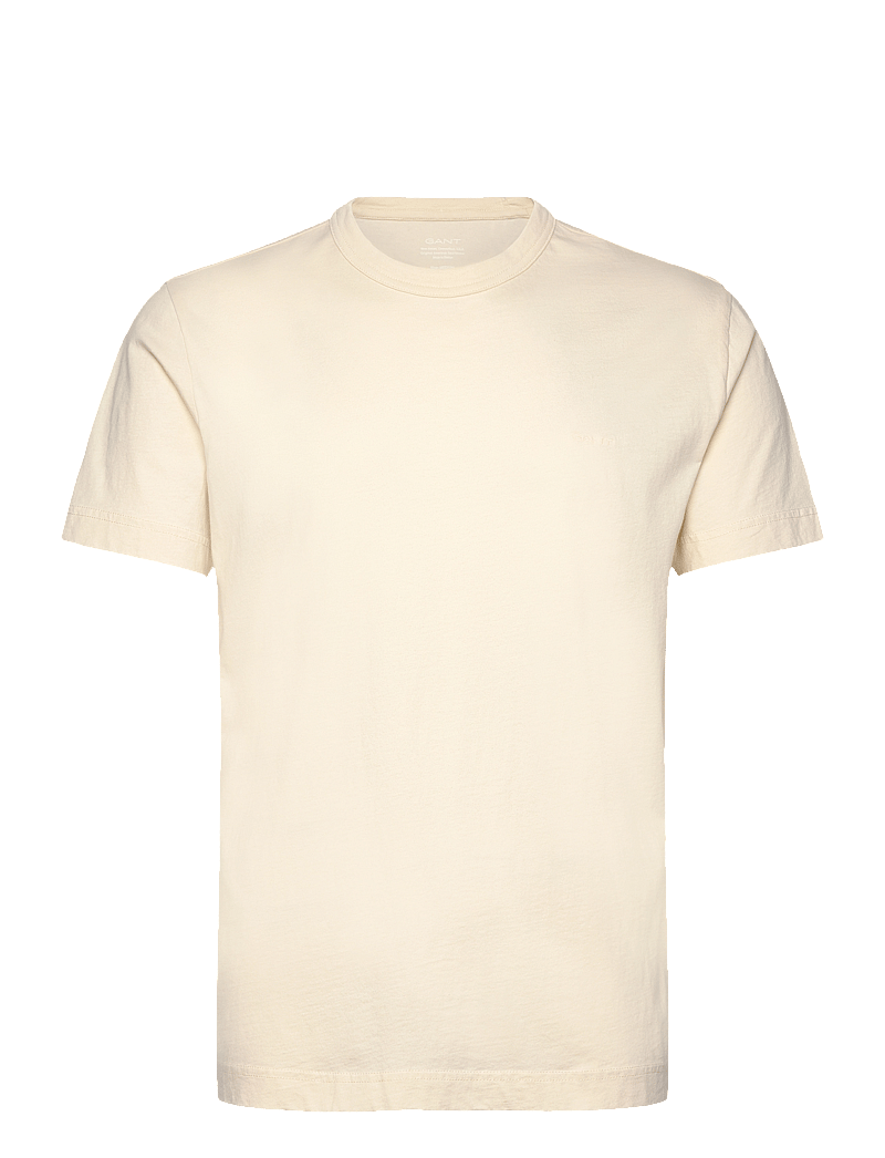GANT - SUNFADED SS T-SHIRT - kortärmade t-shirts - ivory white - 0