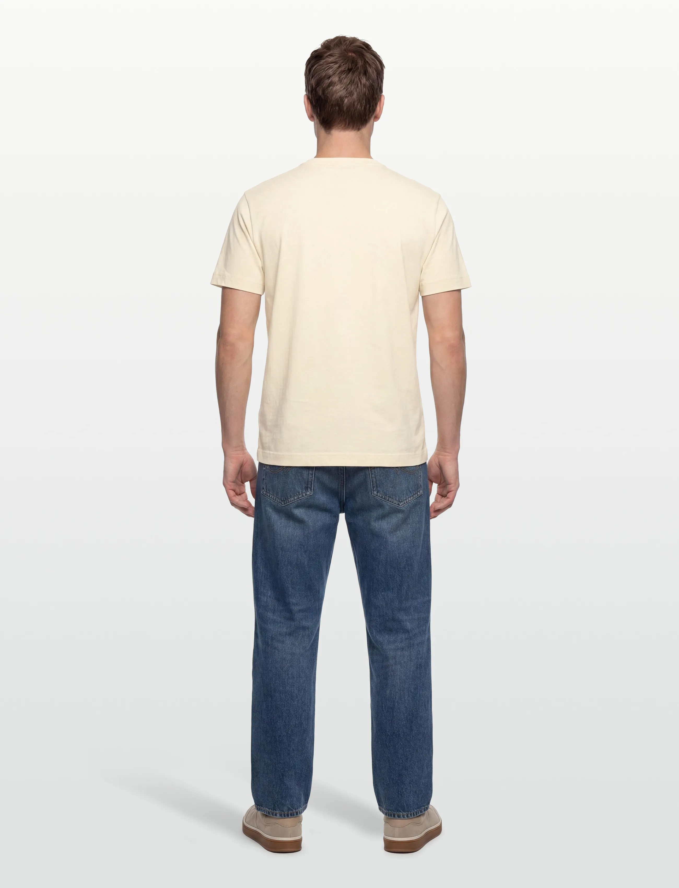 Gant - SUNFADED SS T-SHIRT - lühikeste varrukatega t-särgid - ivory white - 4