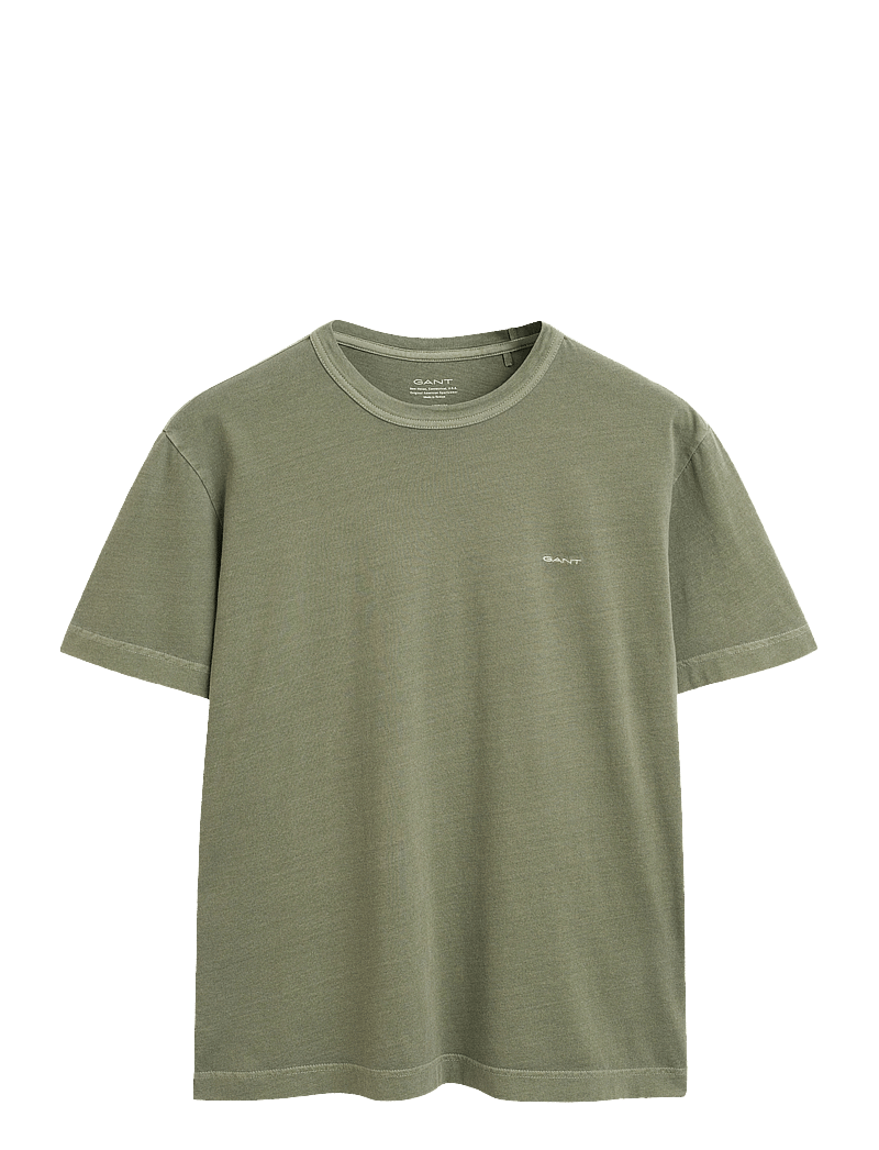 GANT - SUNFADED SS T-SHIRT - kortärmade t-shirts - kalamata green - 0
