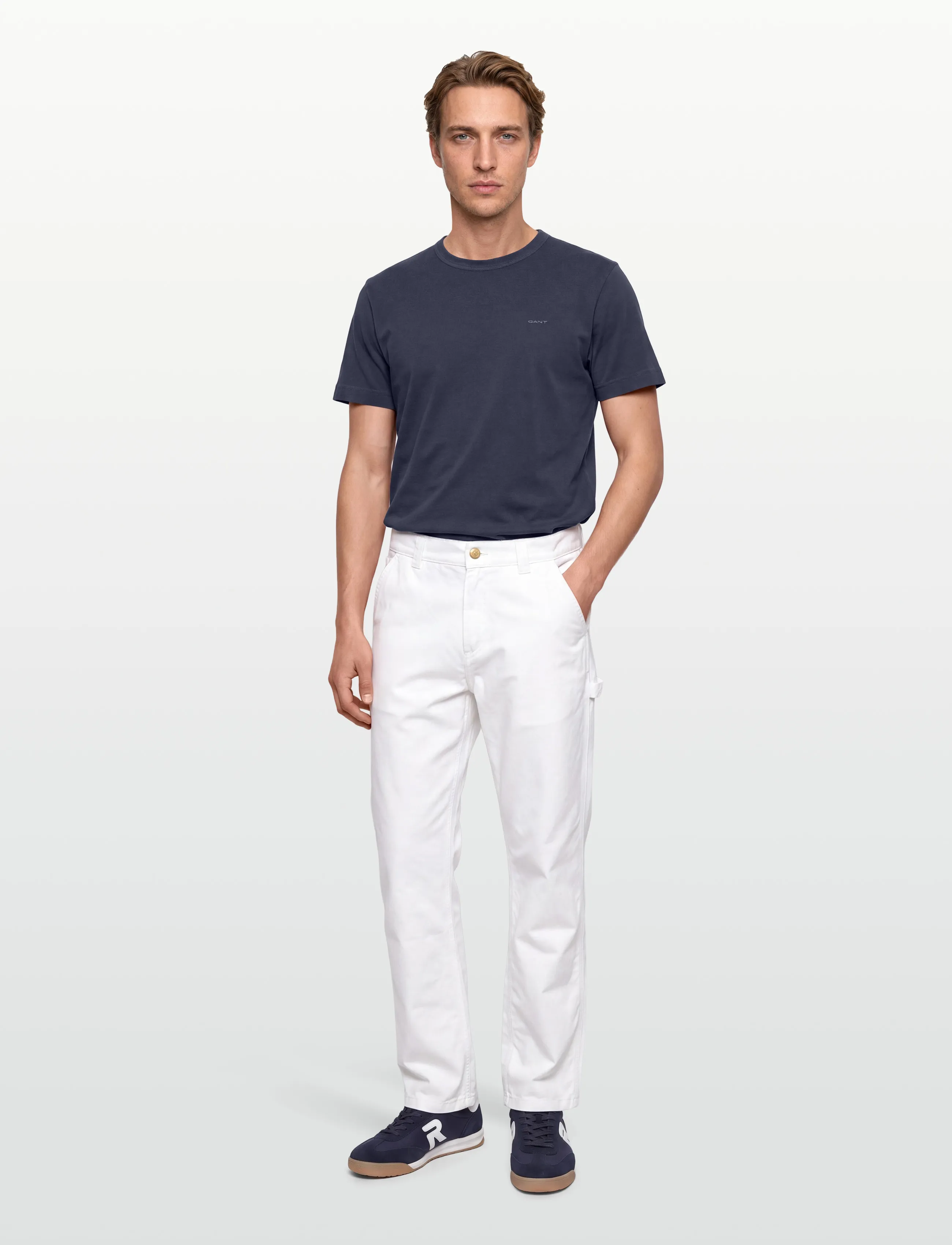 Gant - SUNFADED SS T-SHIRT - kortærmede t-shirts - persian blue - 0