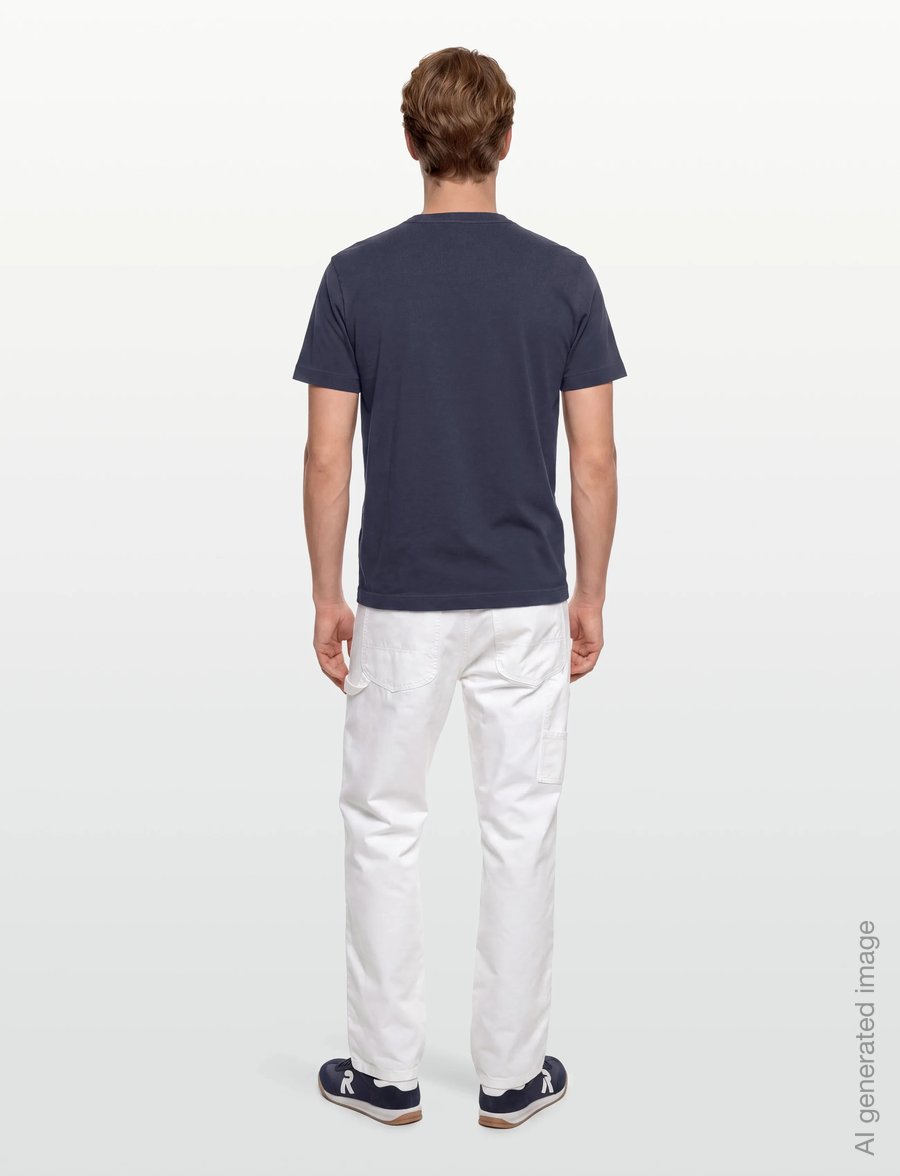 Gant - SUNFADED SS T-SHIRT - kortärmade t-shirts - persian blue - 4