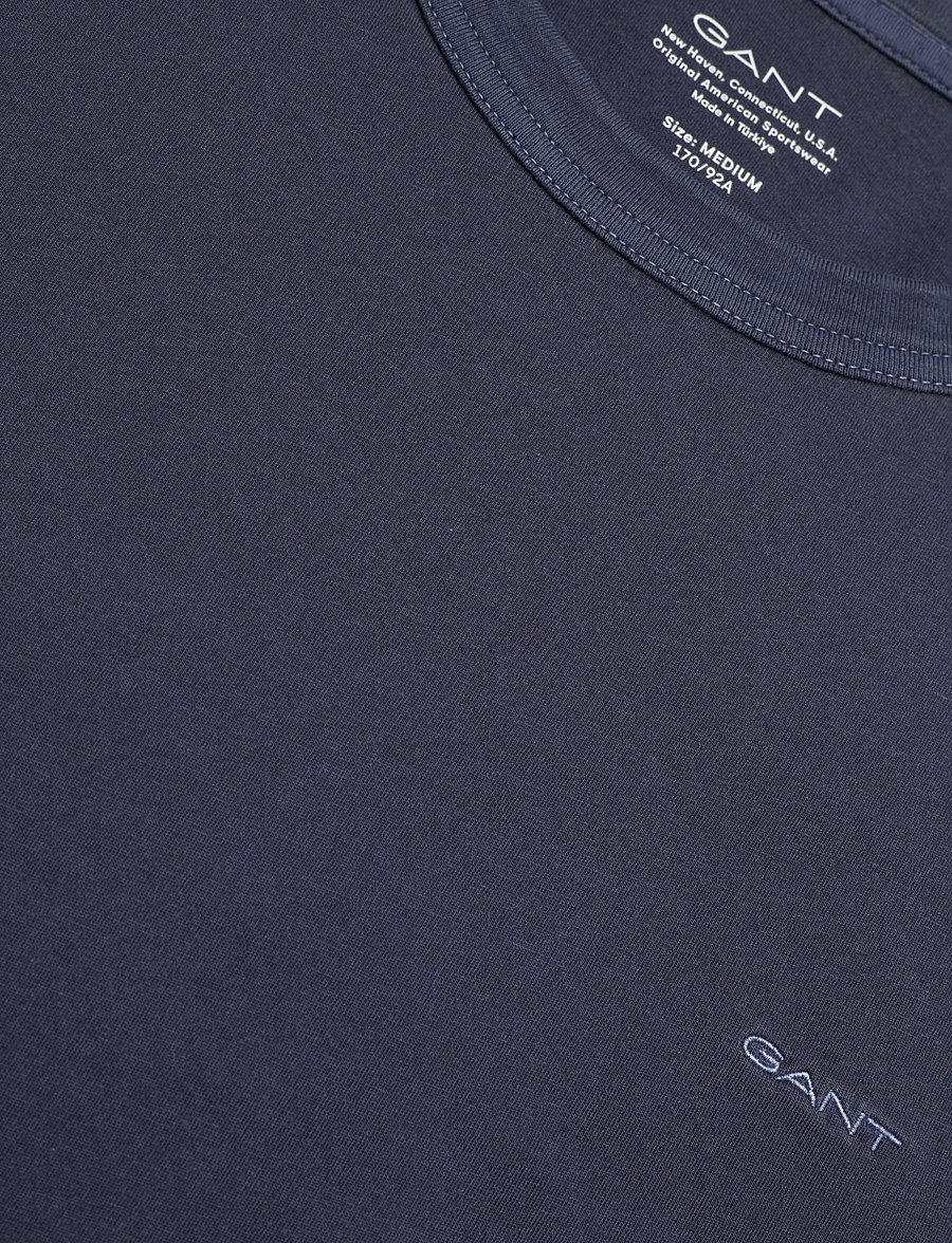 Gant - SUNFADED SS T-SHIRT - kortärmade t-shirts - persian blue - 5