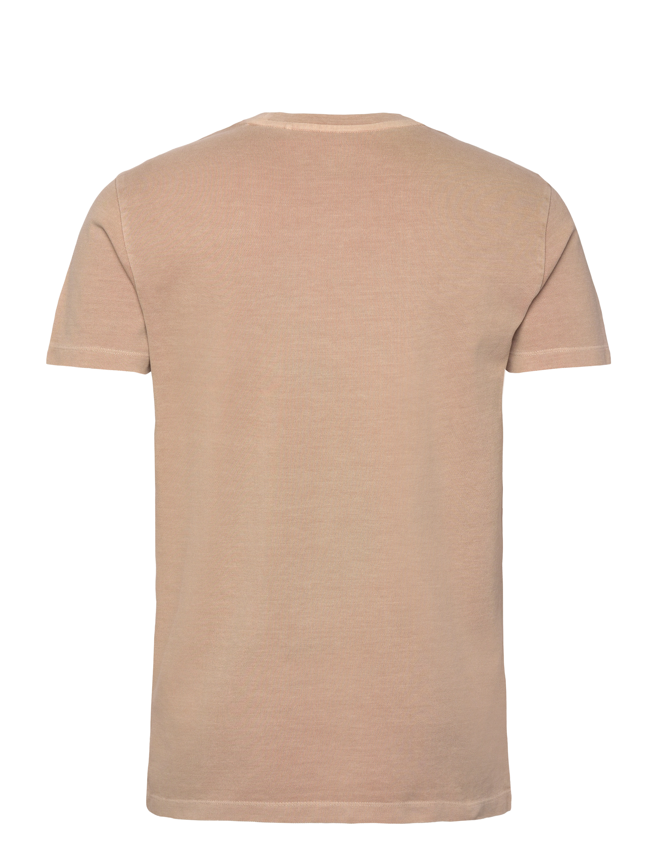 GANT - SLIM SUNFADED SS PIQUE T-SHIRT - dry sand - 1