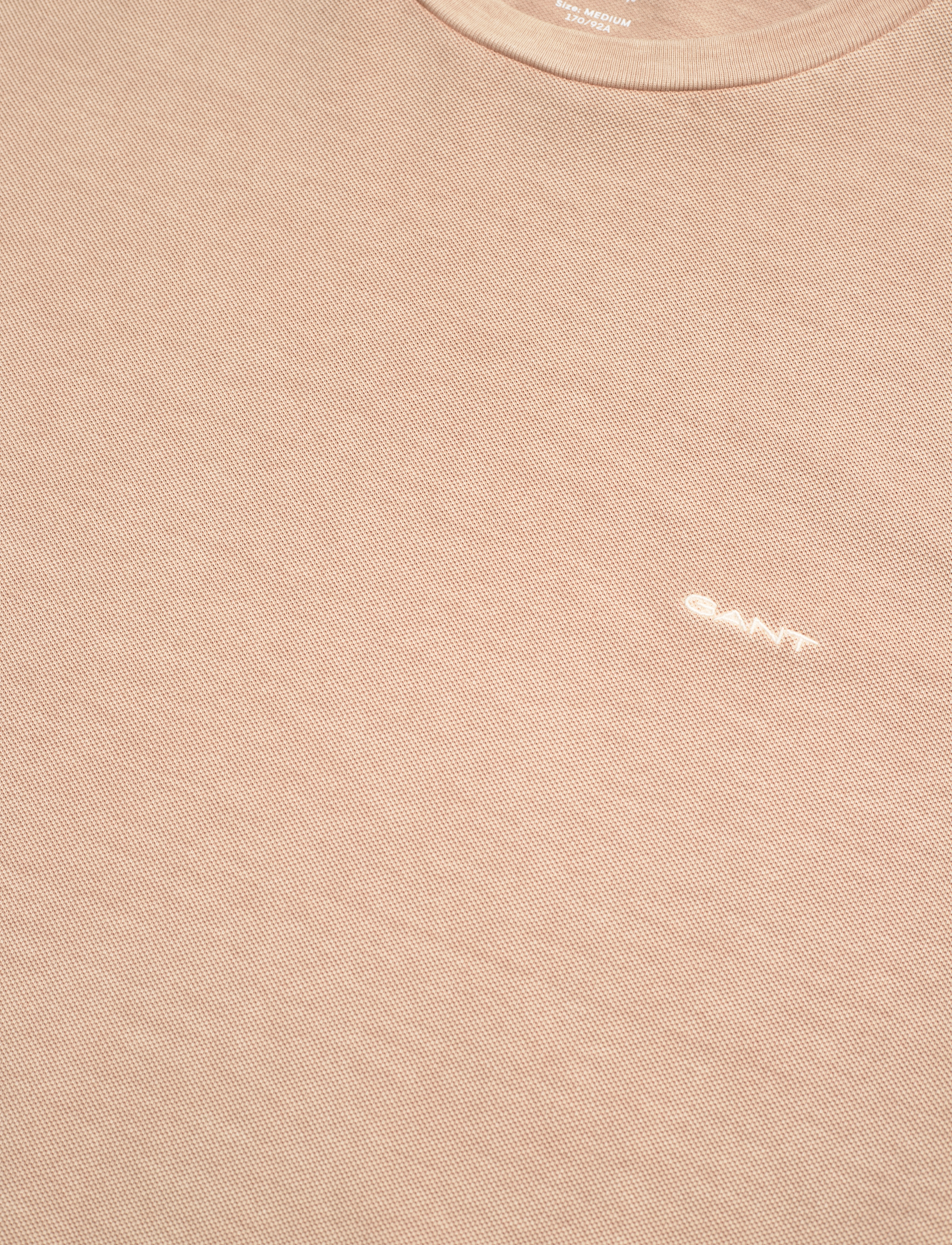 GANT - SLIM SUNFADED SS PIQUE T-SHIRT - dry sand - 2